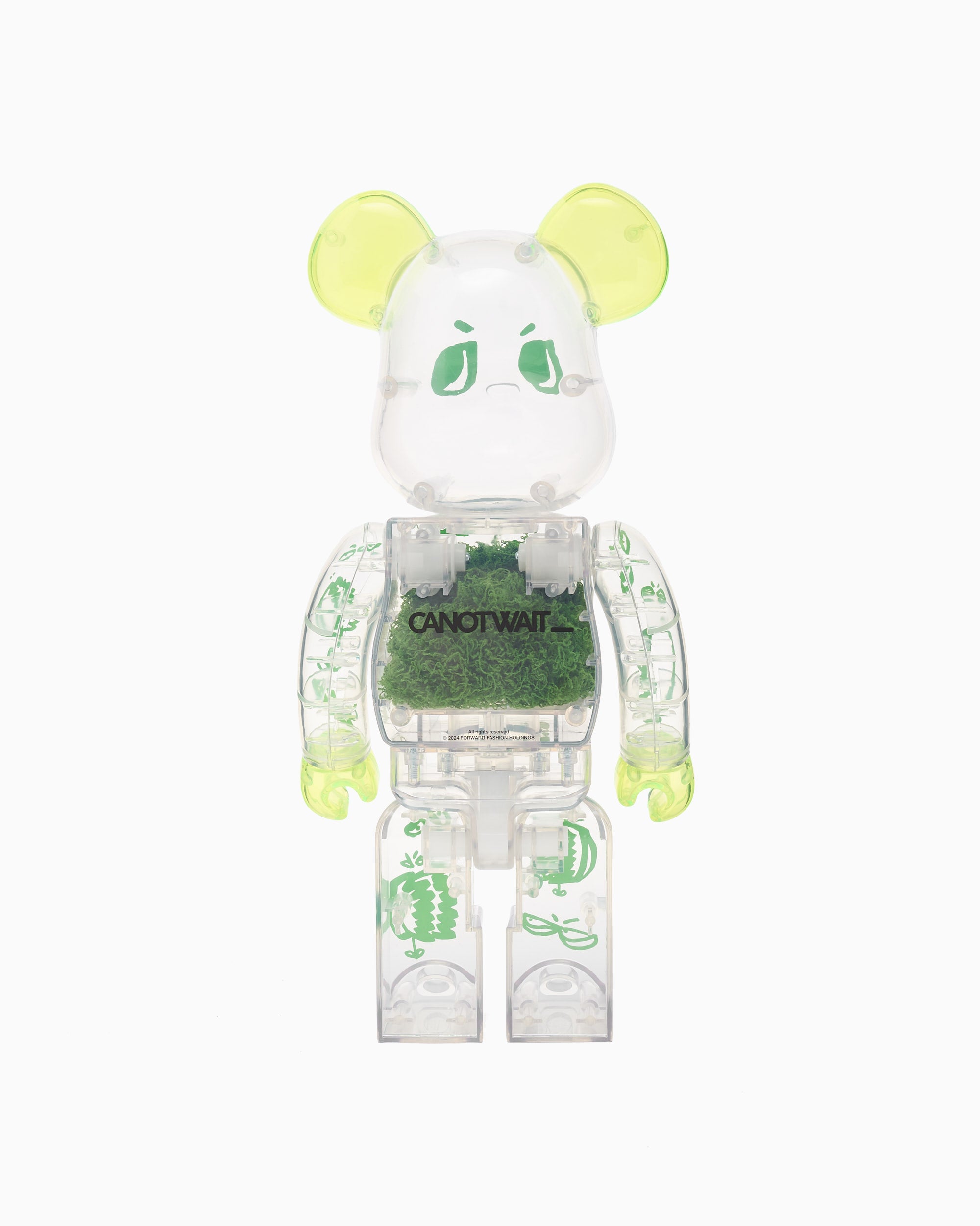 Art Toys Medicom Toy Be@rbrick CANOTWAIT William Chan 400% - BBRCK400WILLCHA
