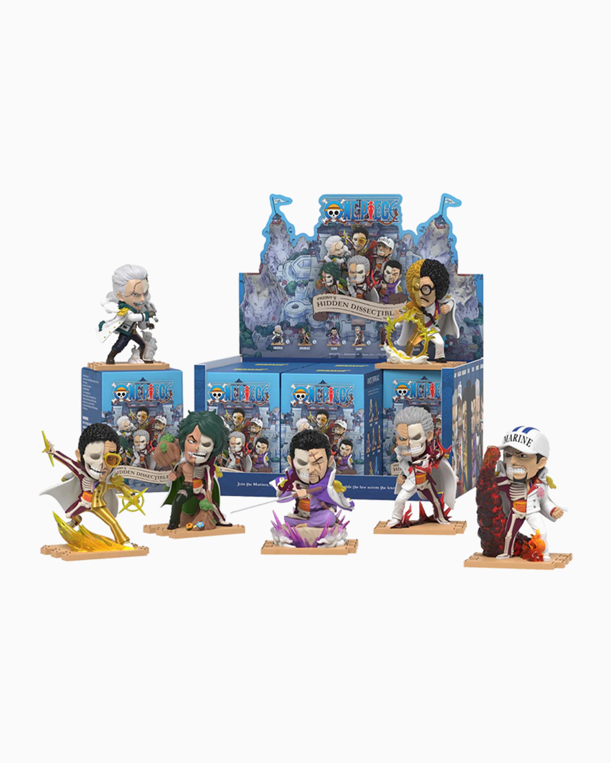 Caixa Surpresa (1 peça) Mighty Jaxx One Piece Marines Edition Freeny's