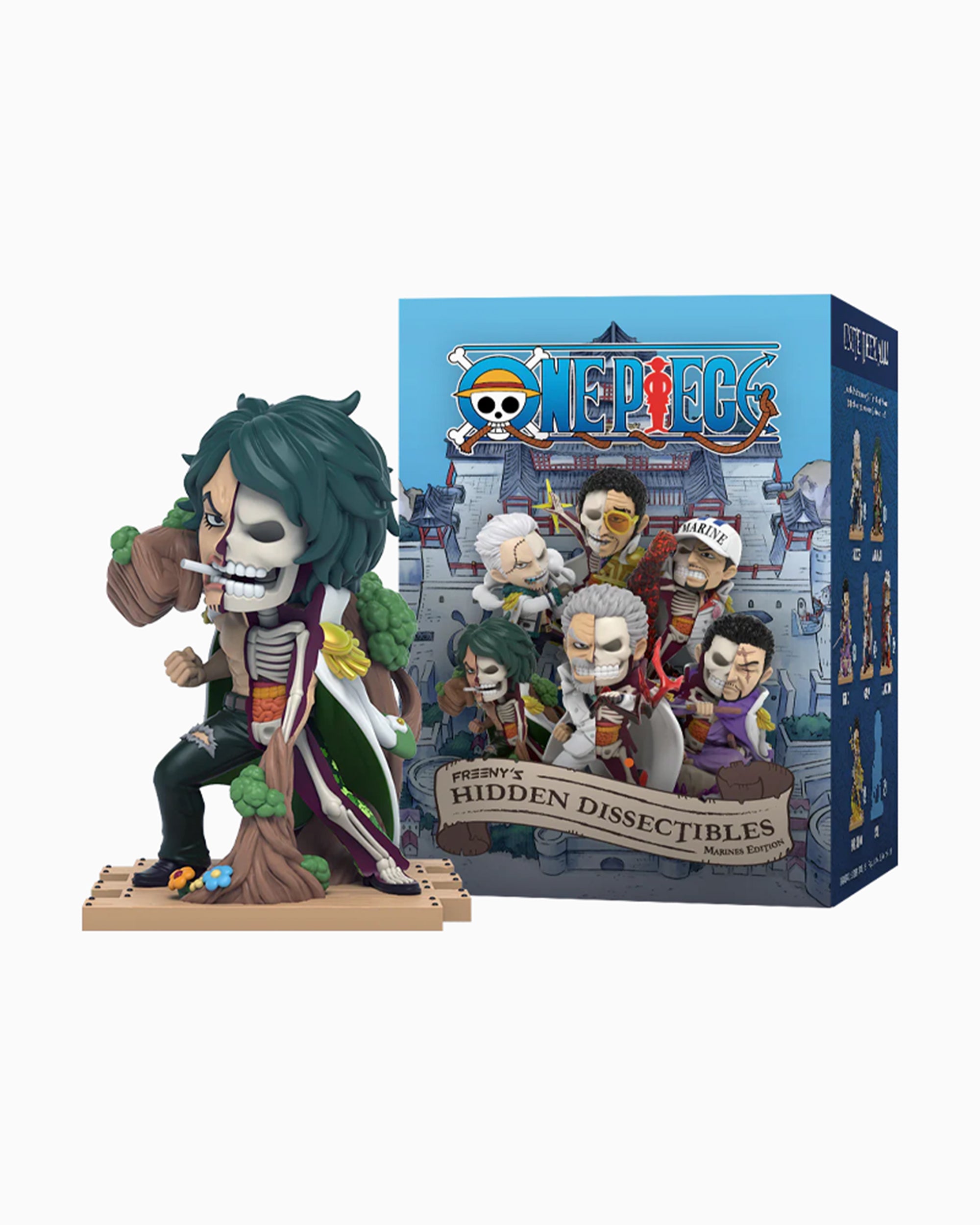 Art Toys Mighty Jaxx One Piece Marines Edition Freeny's Hidden Dissectibles Surprise Box (1 Piece) - BB24OPJF00101-UK
