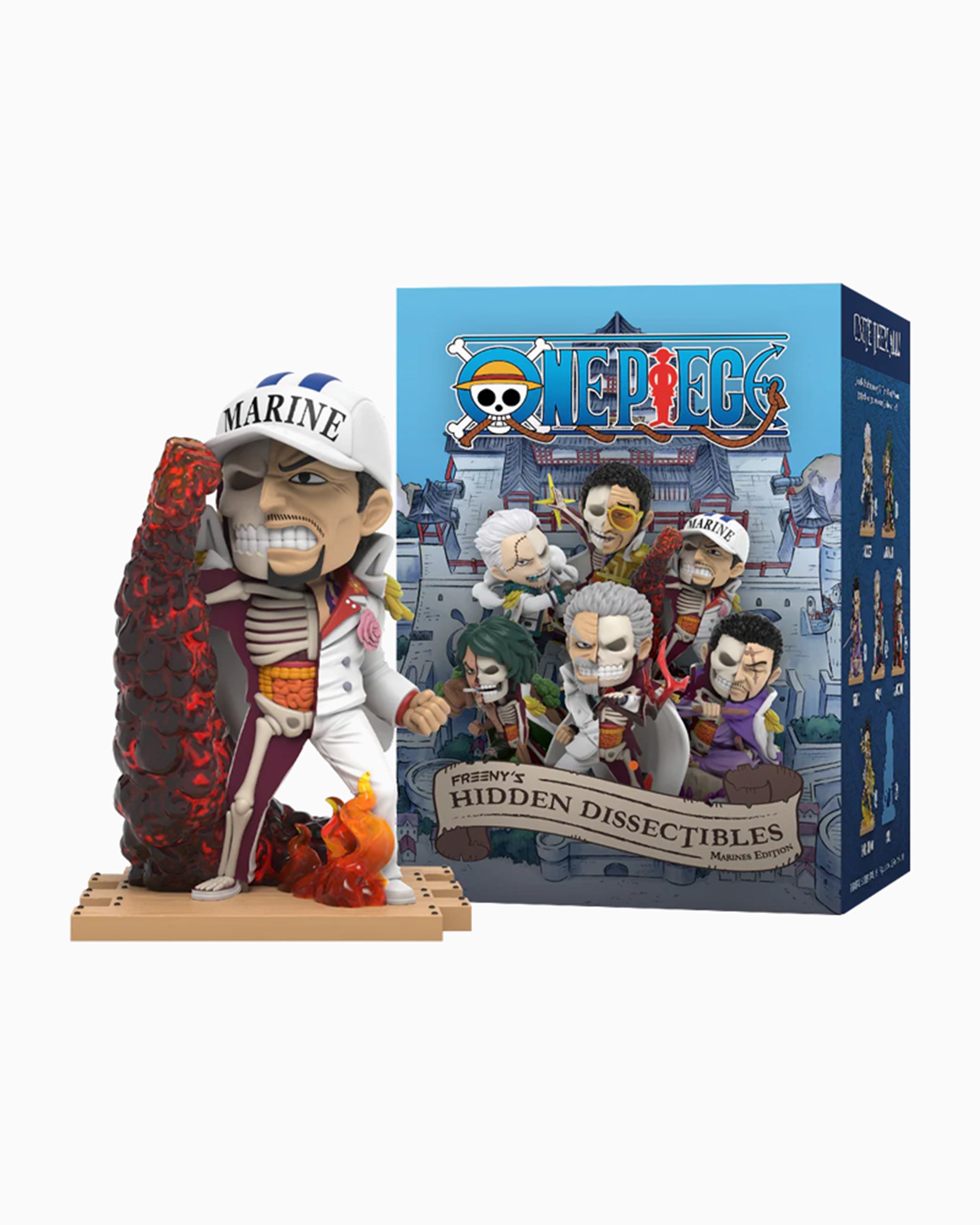 Art Toys Mighty Jaxx One Piece Marines Edition Freeny's Hidden Dissectibles Surprise Box (1 Piece) - BB24OPJF00101-UK