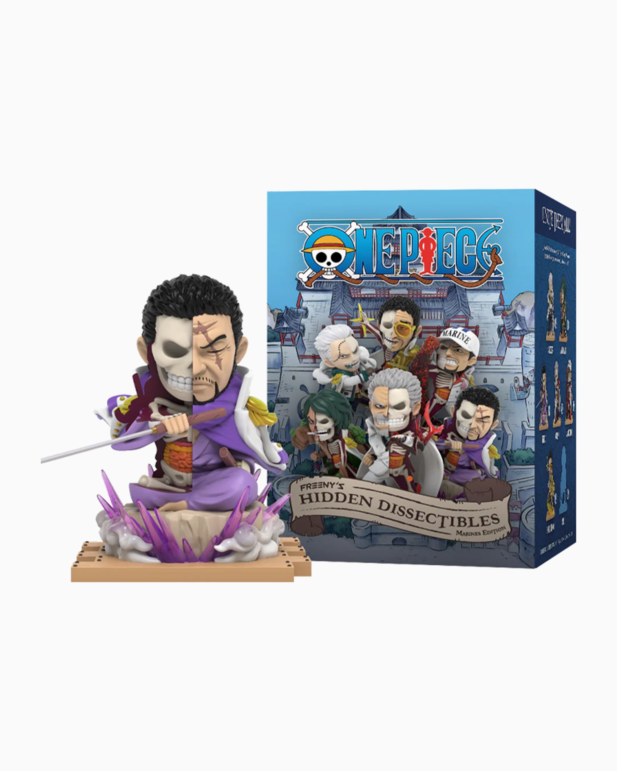 Art Toys Mighty Jaxx One Piece Marines Edition Freeny's Hidden Dissectibles Surprise Box (1 Piece) - BB24OPJF00101-UK