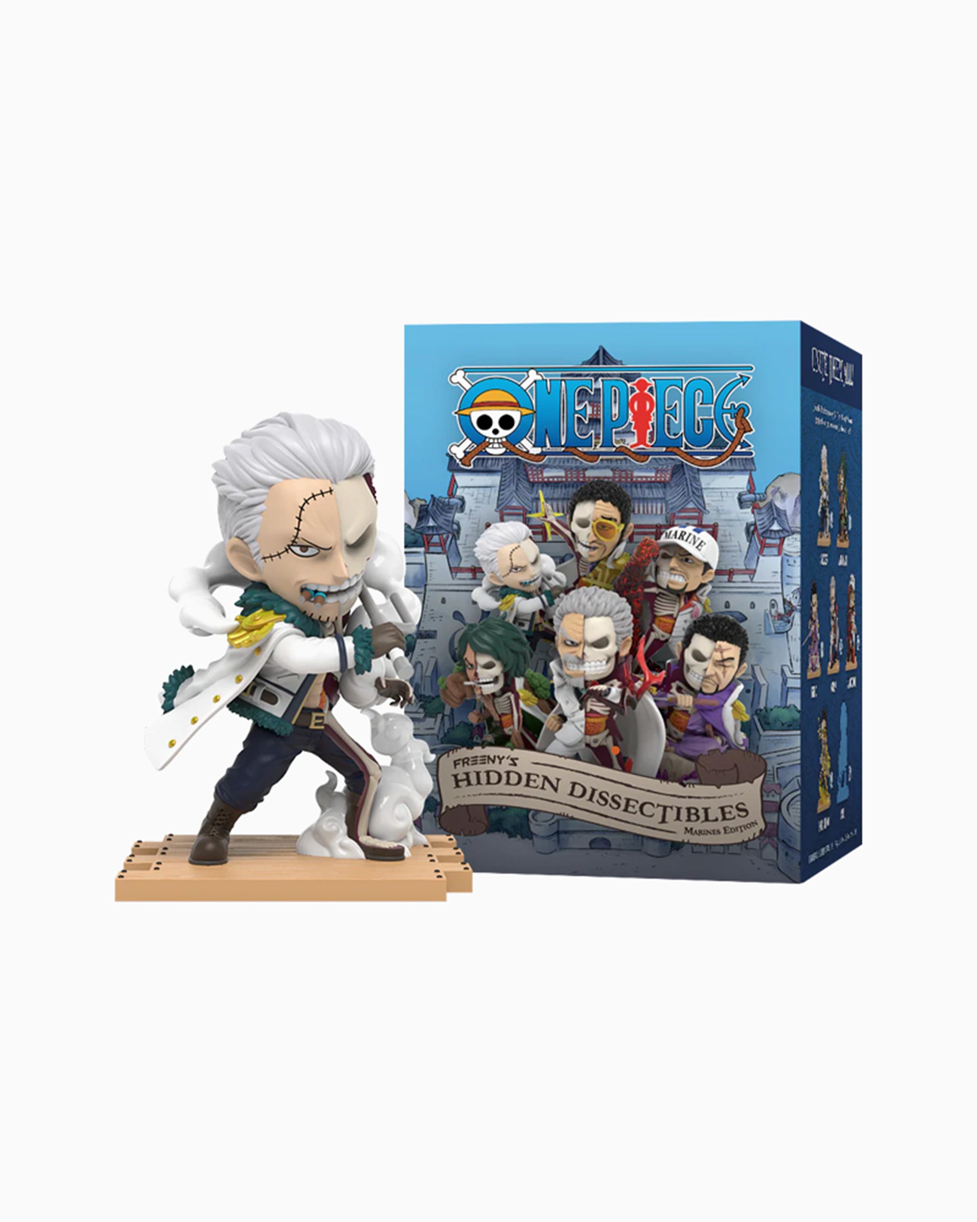 Art Toys Mighty Jaxx One Piece Marines Edition Freeny's Hidden Dissectibles Surprise Box (1 Piece) - BB24OPJF00101-UK