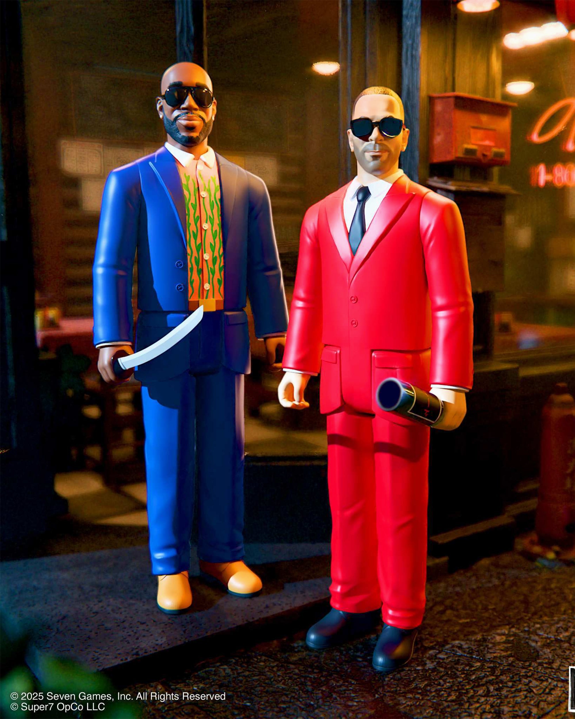 Art Toys Super7 ReAction Alfredo Freddie Gibbs and The Alchemist 2-Pack - S7RFALFREDOFG