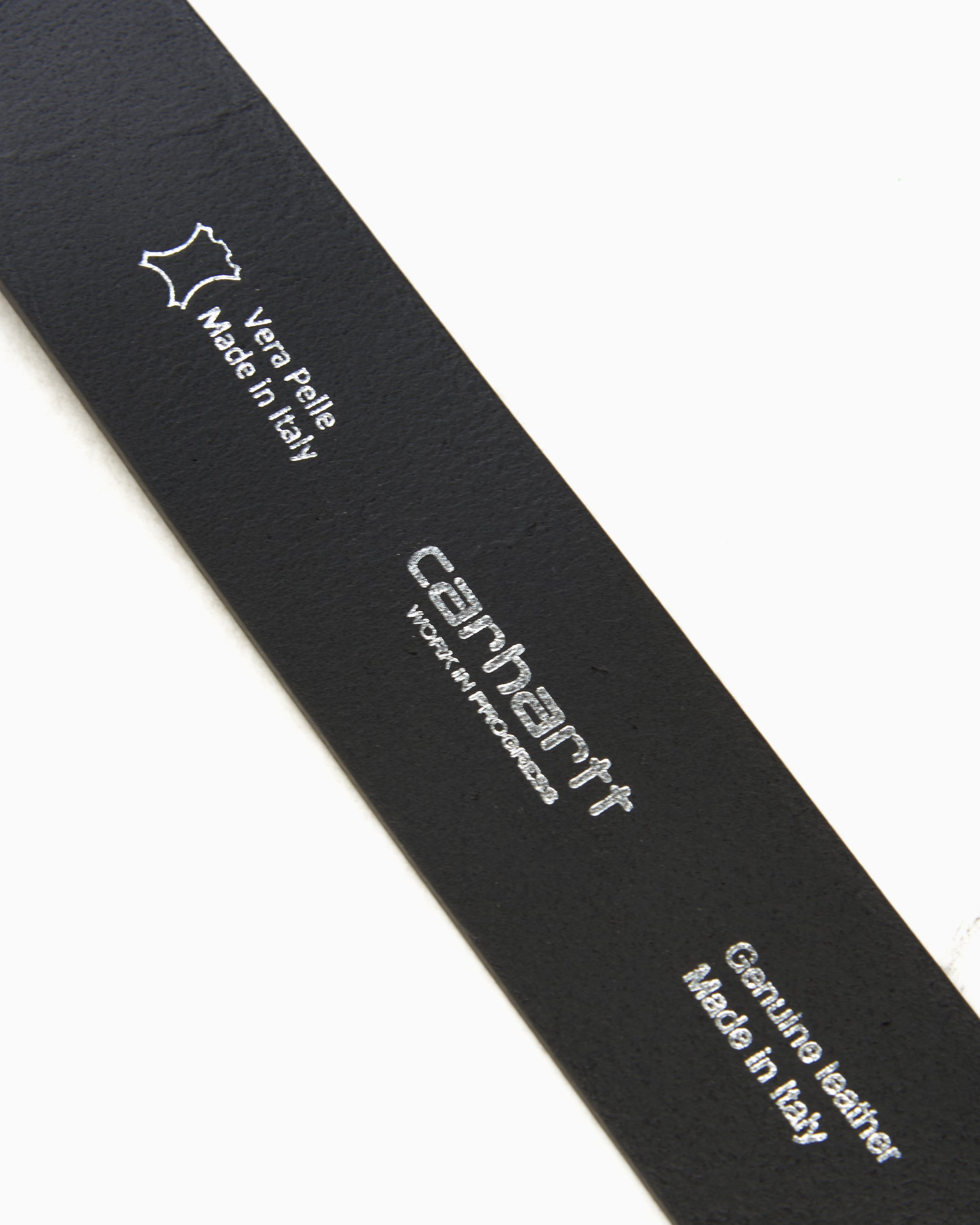 Belts Carhartt WIP Script Leather Unisex Belt - I030992-00EXX