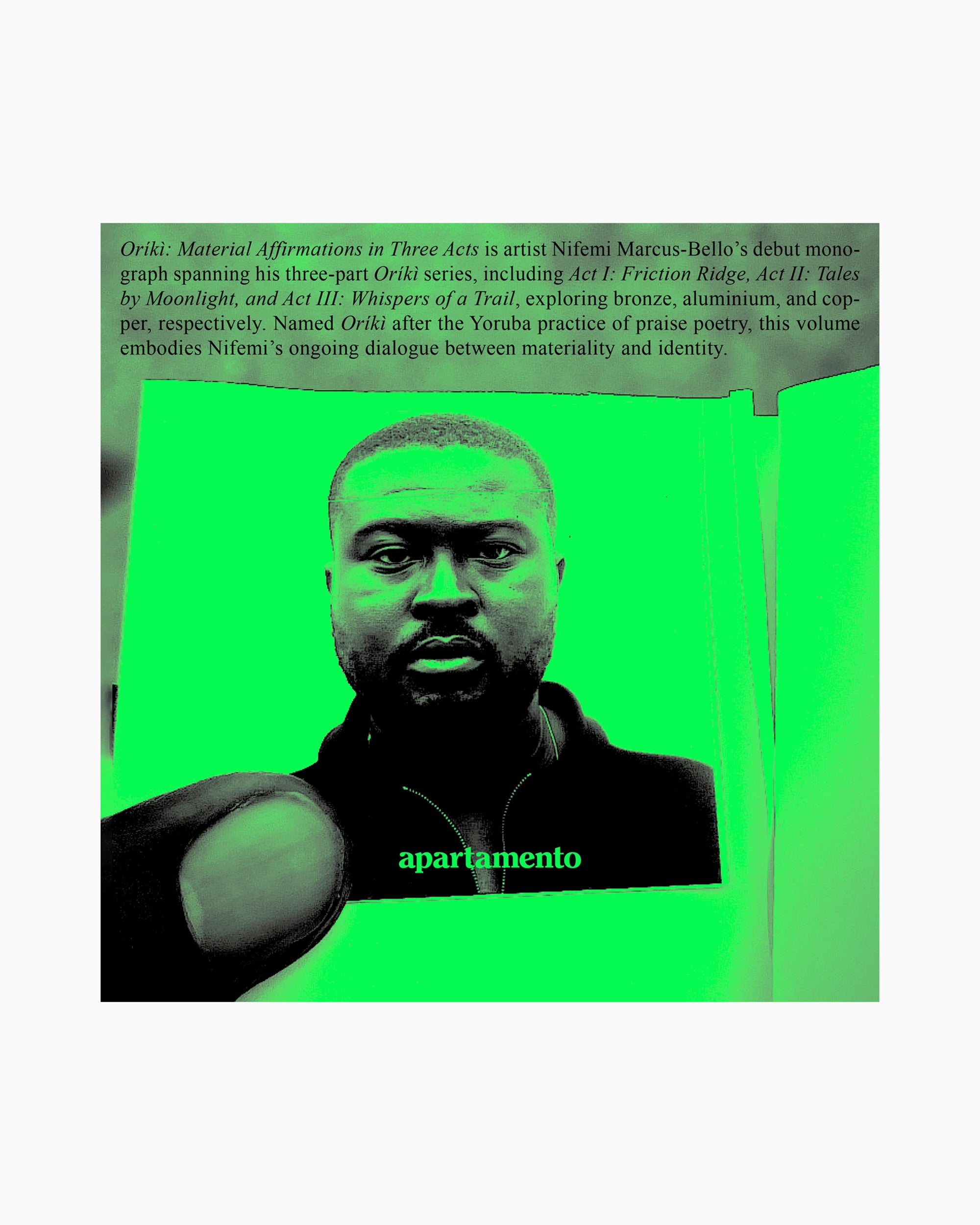 Books Magazines apartamento Oríkì: Material Affirmations in Three Acts - 9788409767175