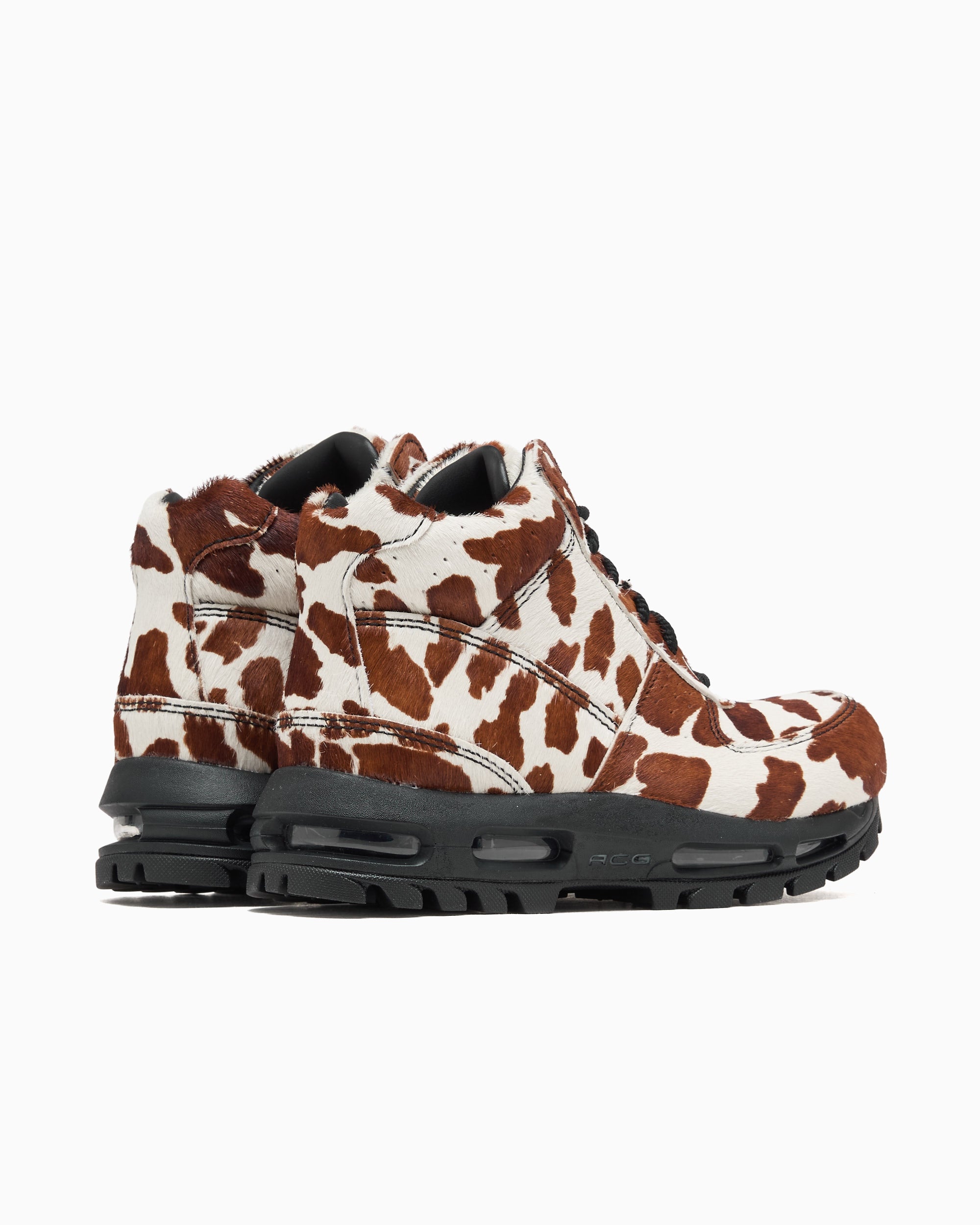 Boots Nike Air Max Goadome Pony Hair "Sail and Cacao Wow Cow Print" Men's Boots - IO4635-100