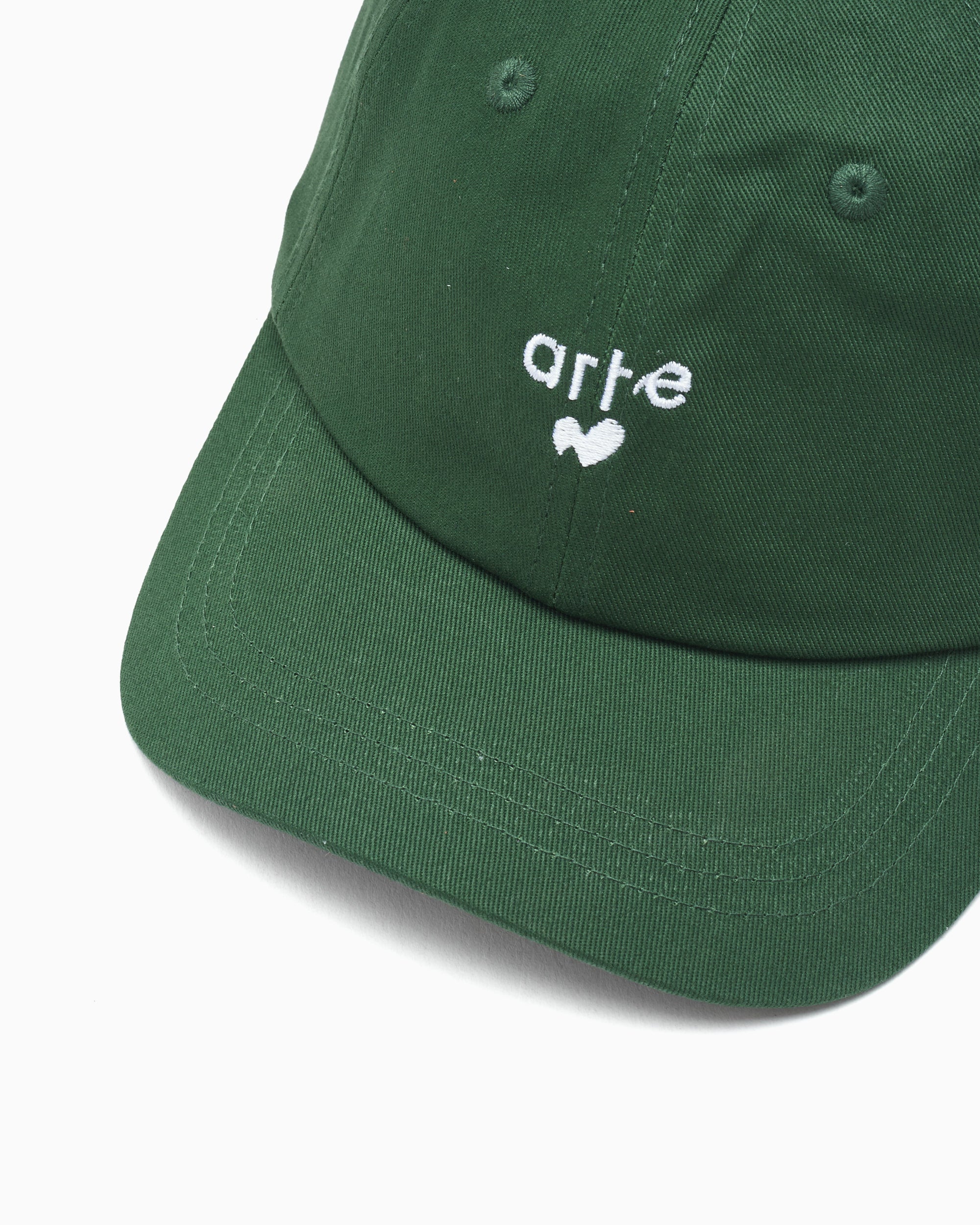 Caps Arte Antwerp Heart Logo Unisex Cap - SS26-215AC-Green