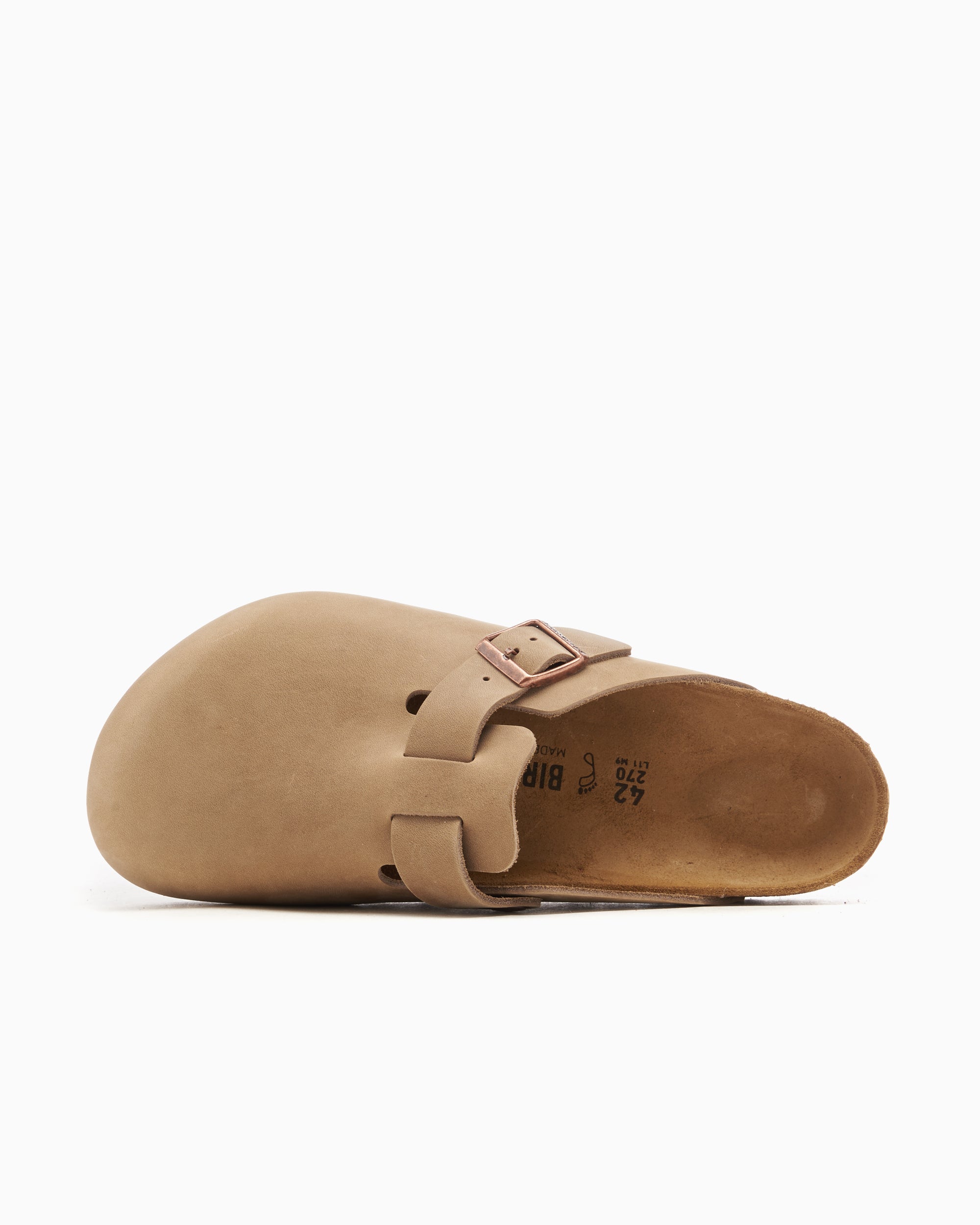 Clogs BIRKENSTOCK Boston Natural Leather Oiled Regular - 960811