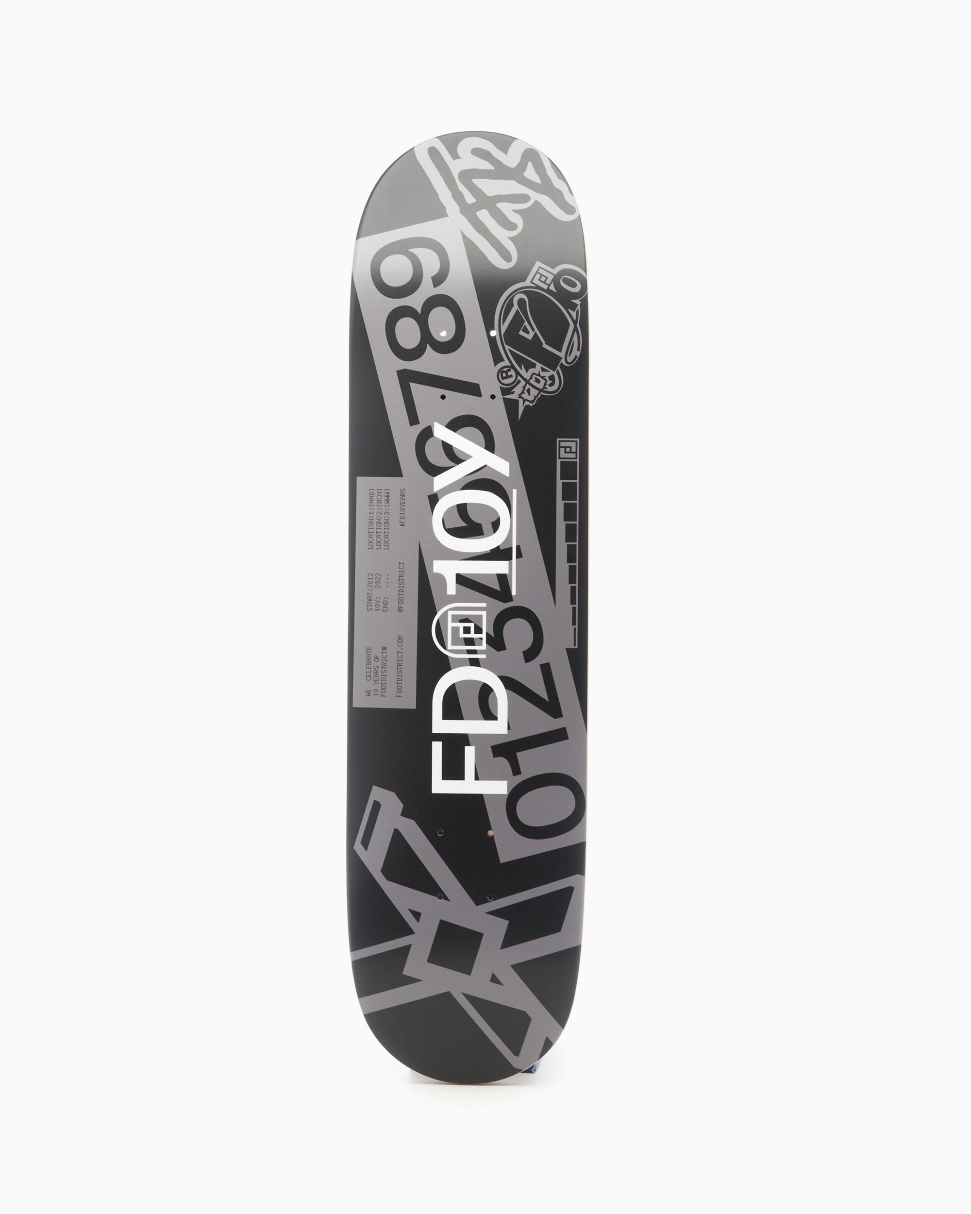 Decoration FOOTDISTRICT 10th Anniversary FD10Y Skateboard - SKATEFD10