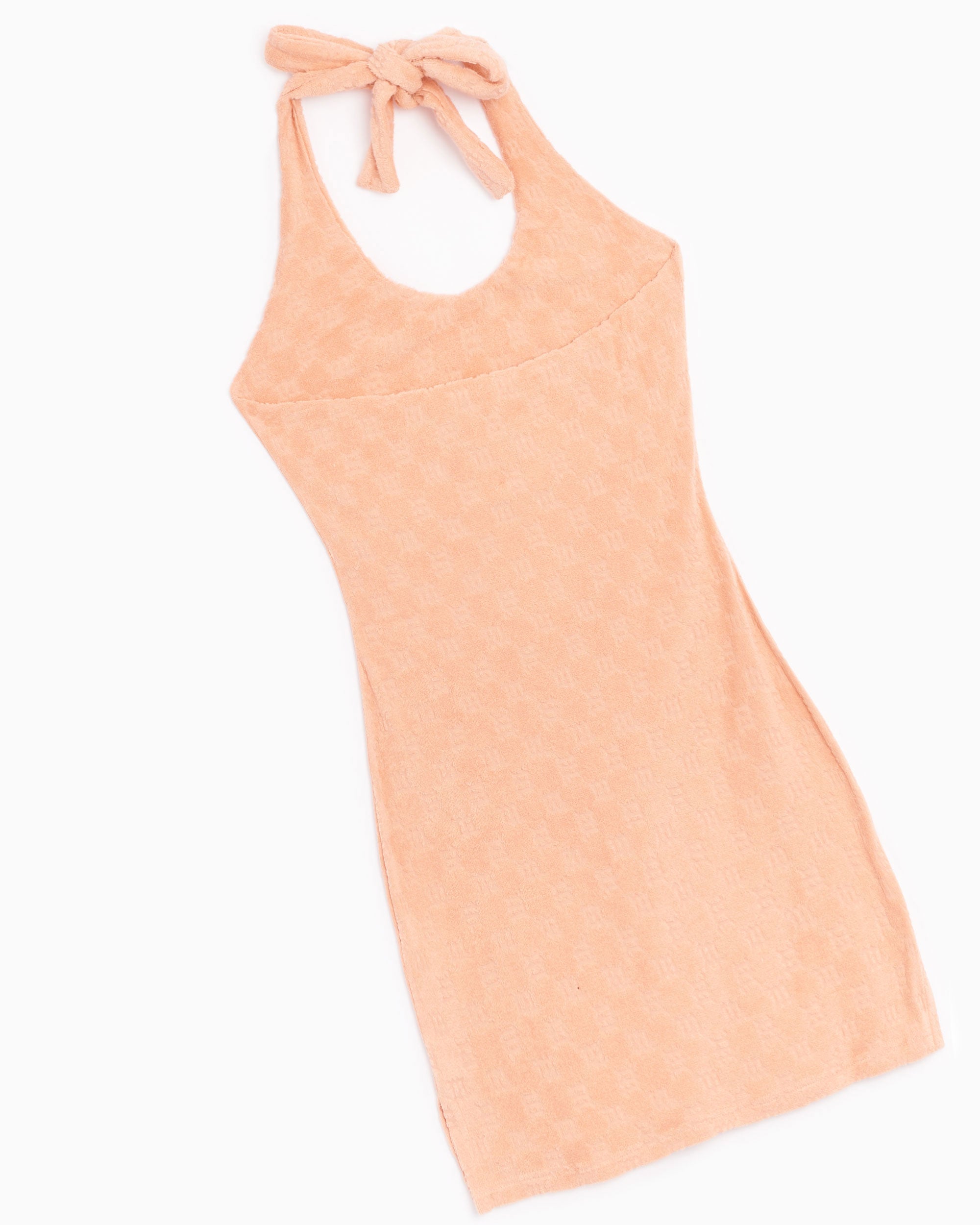 Dresses MISBHV Monogram Towelling Women's Mini Dress Women's Dress - 022W820-PEACH