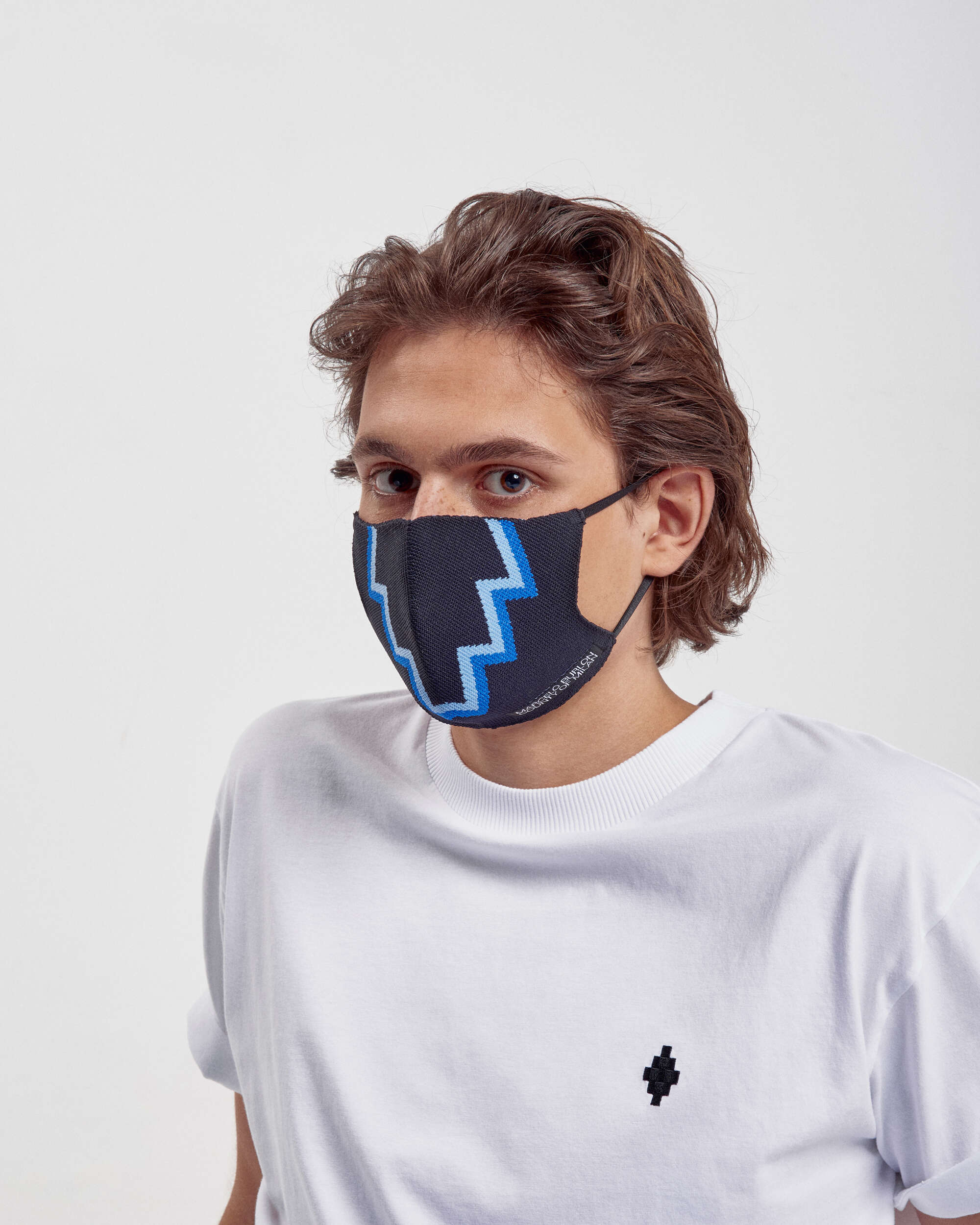 Fase Masks Marcelo Burlon Rural Cross Knit Mask Unisex Face mask - CMRG009F21KNI0021045