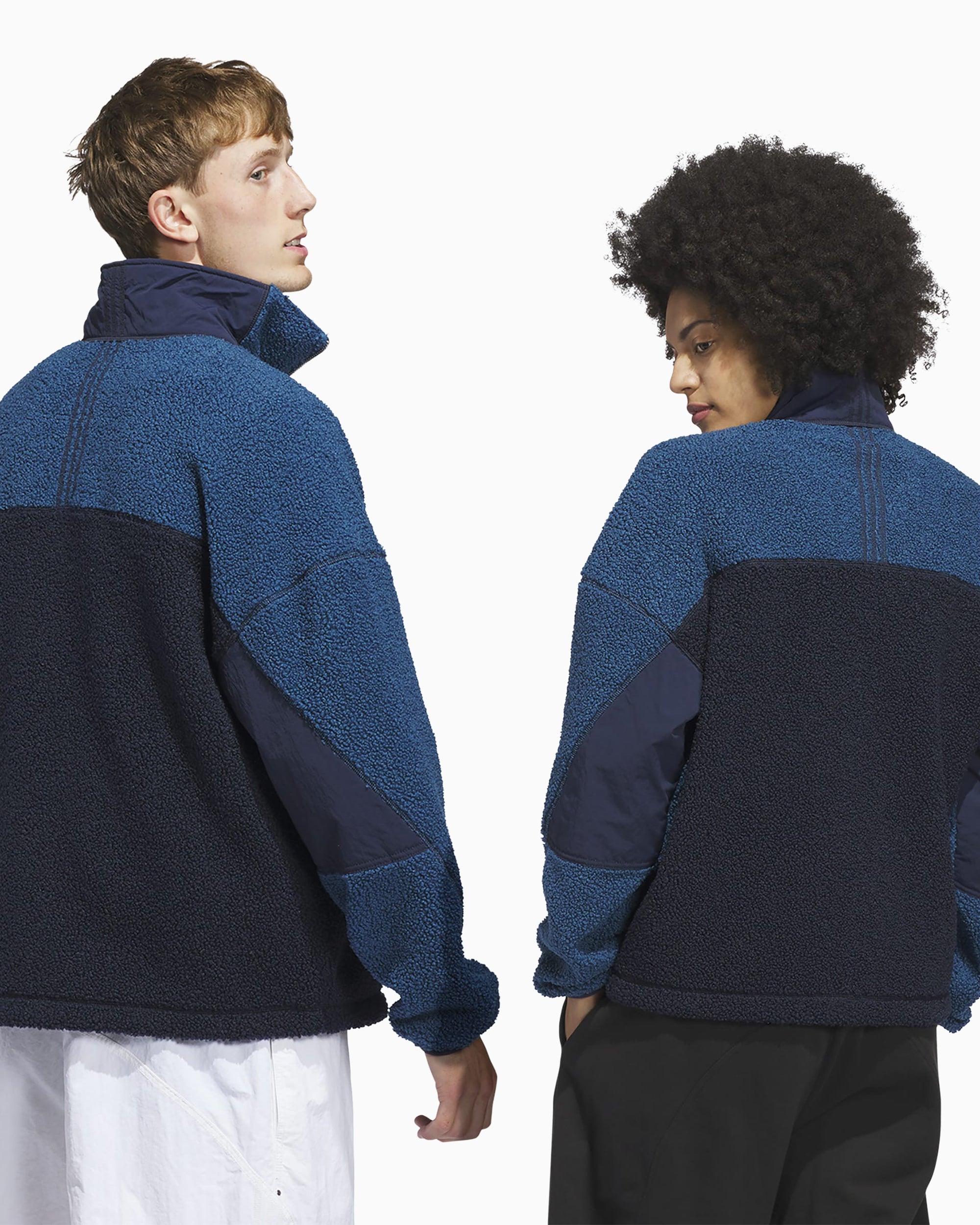 Jackets Coats adidas Originals Adams Blvd Unisex Fleece Jacket - JX6148