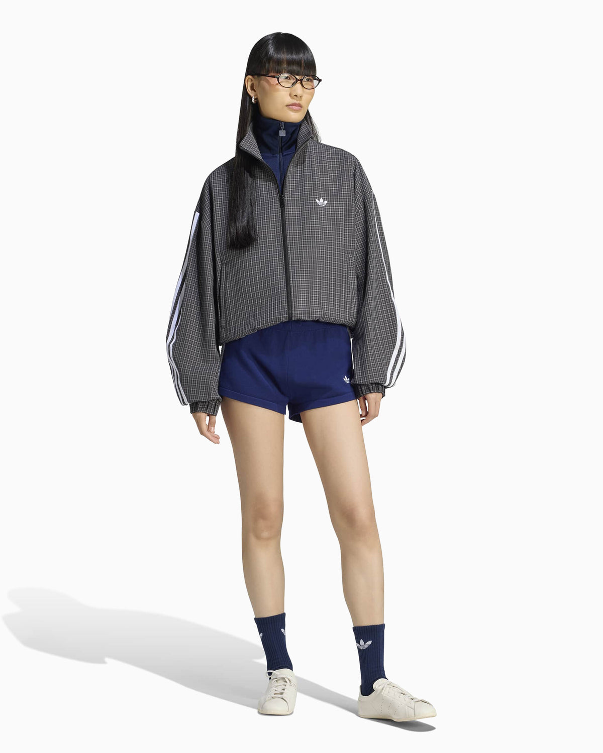 Jackets Coats adidas Originals Plaid Relaxed Women's Light Jacket - LD5339