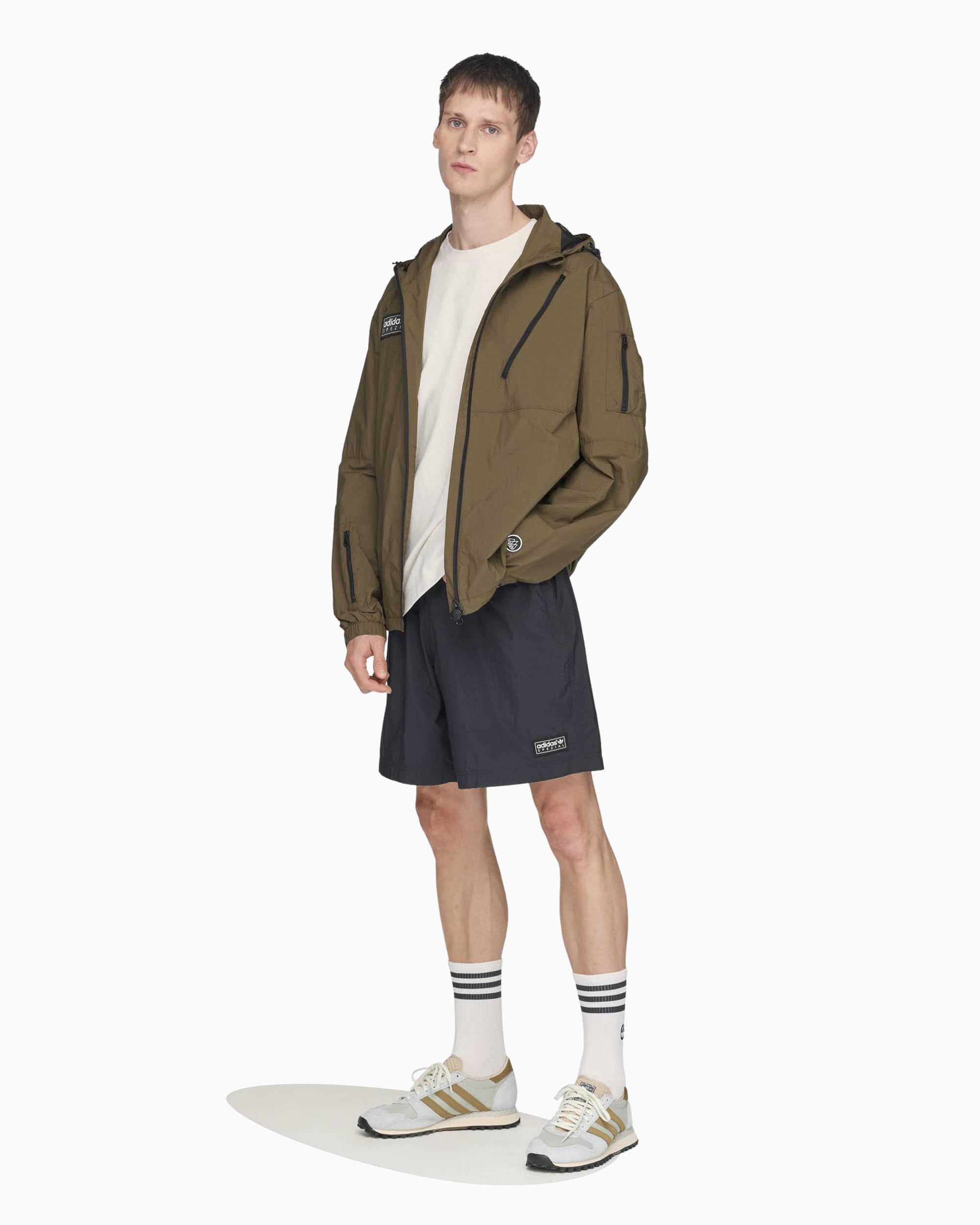 Jackets Coats adidas Originals SPZL Buckstead Logo Men's Windbreaker - KF6800