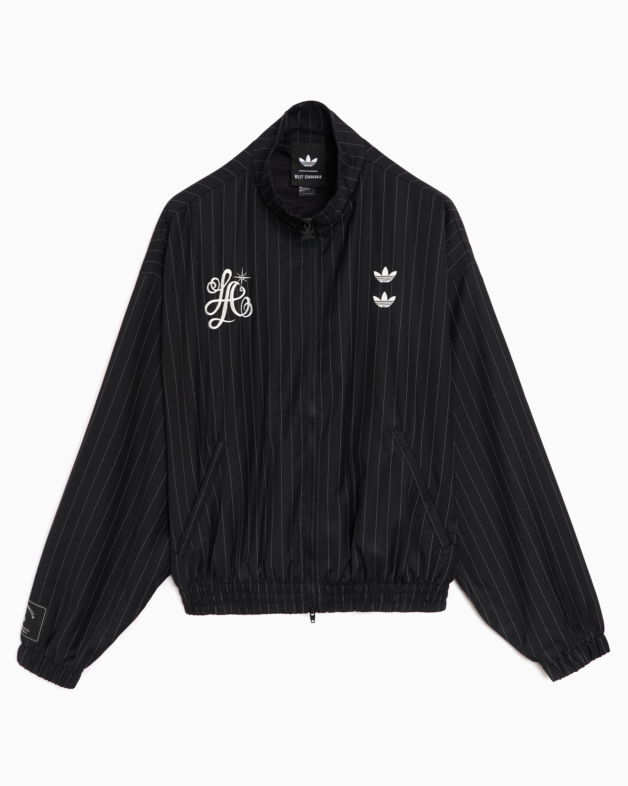 ジャケット・アウター XS ADIDAS WILLY CHAVARRIA STRIPE JACKET Track Jacket às riscas Boxy adidas Originals x Willy Chavarria Pinstri
