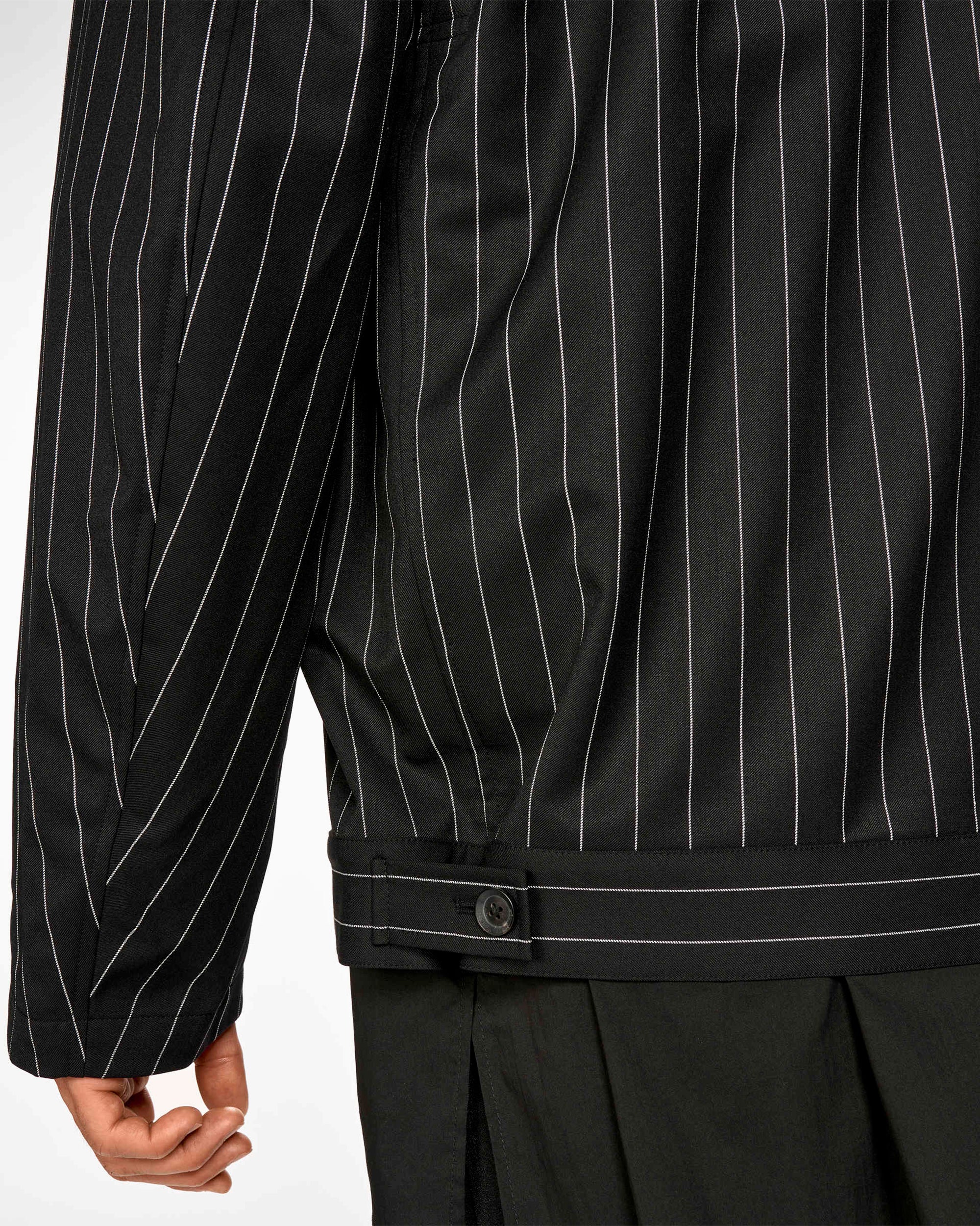Jackets Coats adidas Y-3 Refined Wool UT Striped Relaxed Men's Light Jacket - KG6002