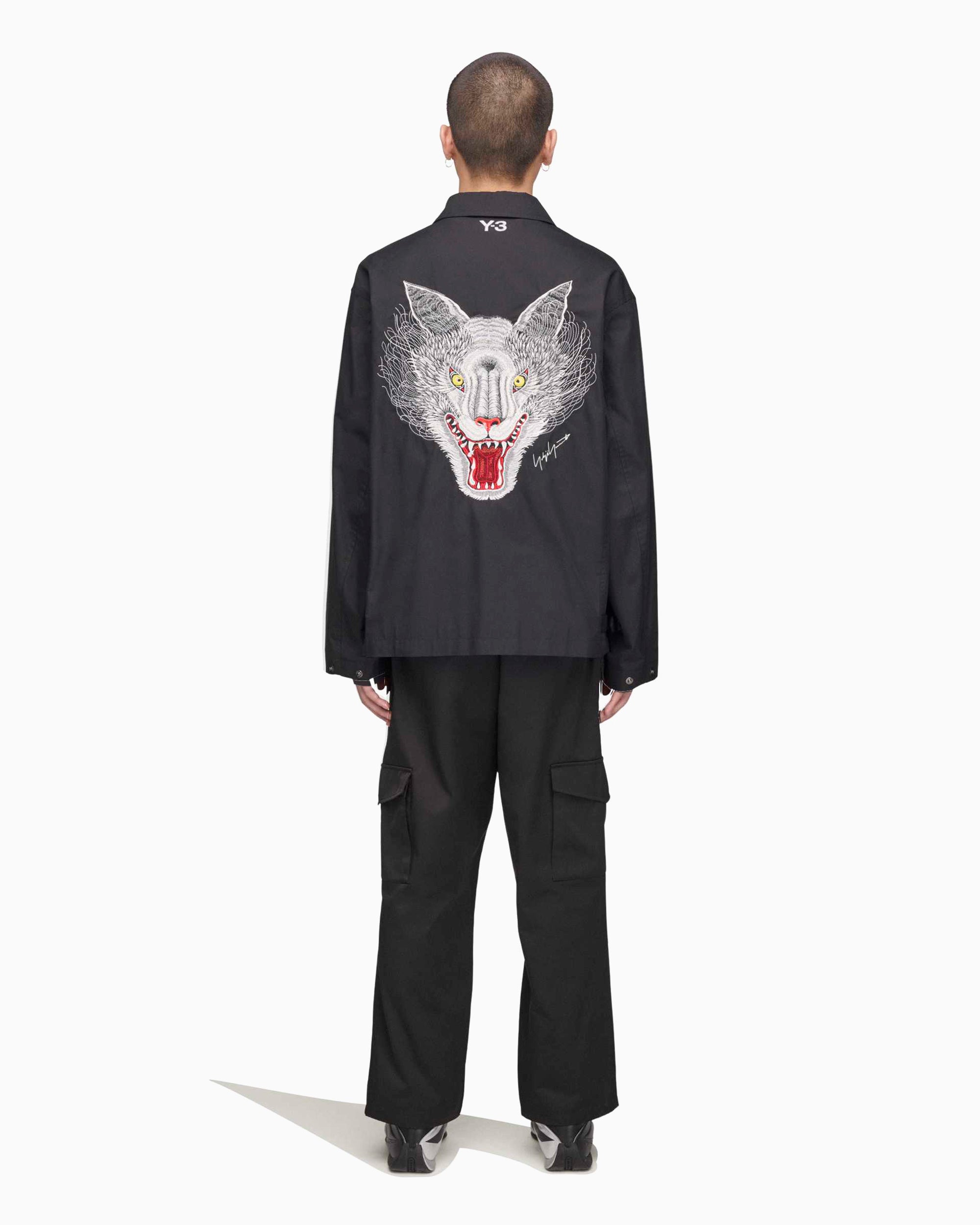 Jackets Coats adidas Y-3 x Mercedes AMG Petronas Team F1 "Wolf" Embroidered Unisex Light Jacket - KR2375