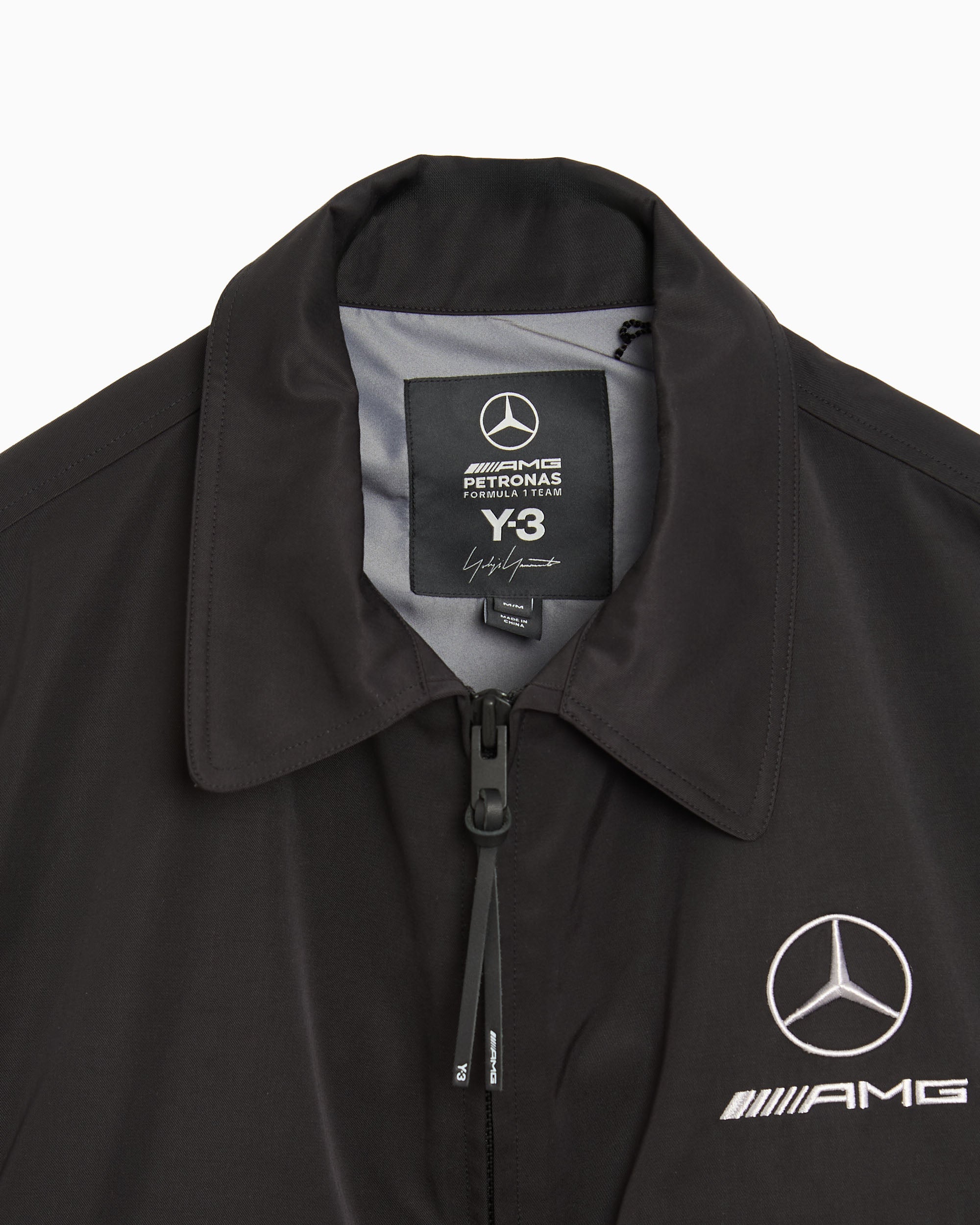 Jackets Coats adidas Y-3 x Mercedes AMG Petronas Team F1 "Wolf" Embroidered Unisex Light Jacket - KR2375