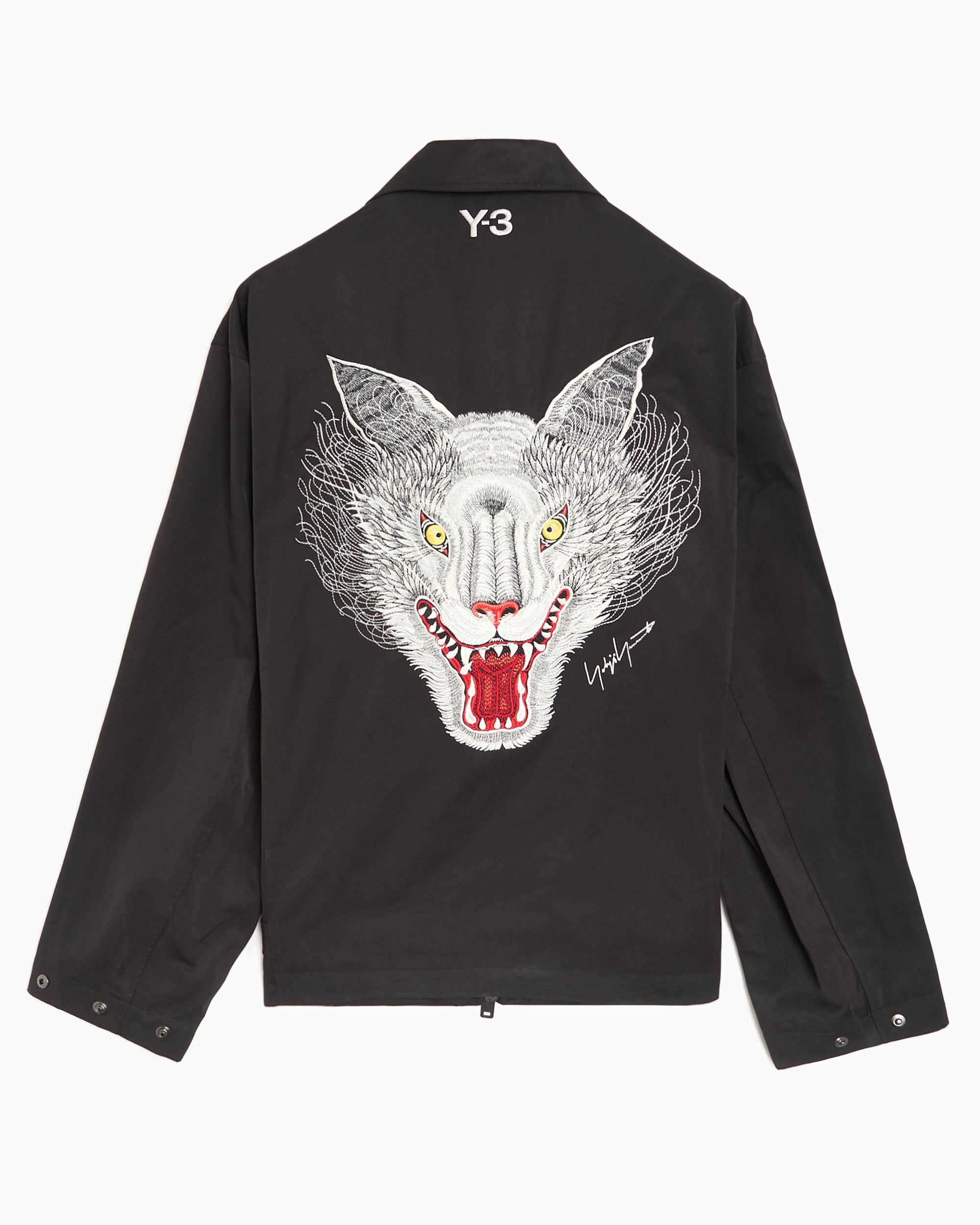 Jackets Coats adidas Y-3 x Mercedes AMG Petronas Team F1 "Wolf" Embroidered Unisex Light Jacket - KR2375