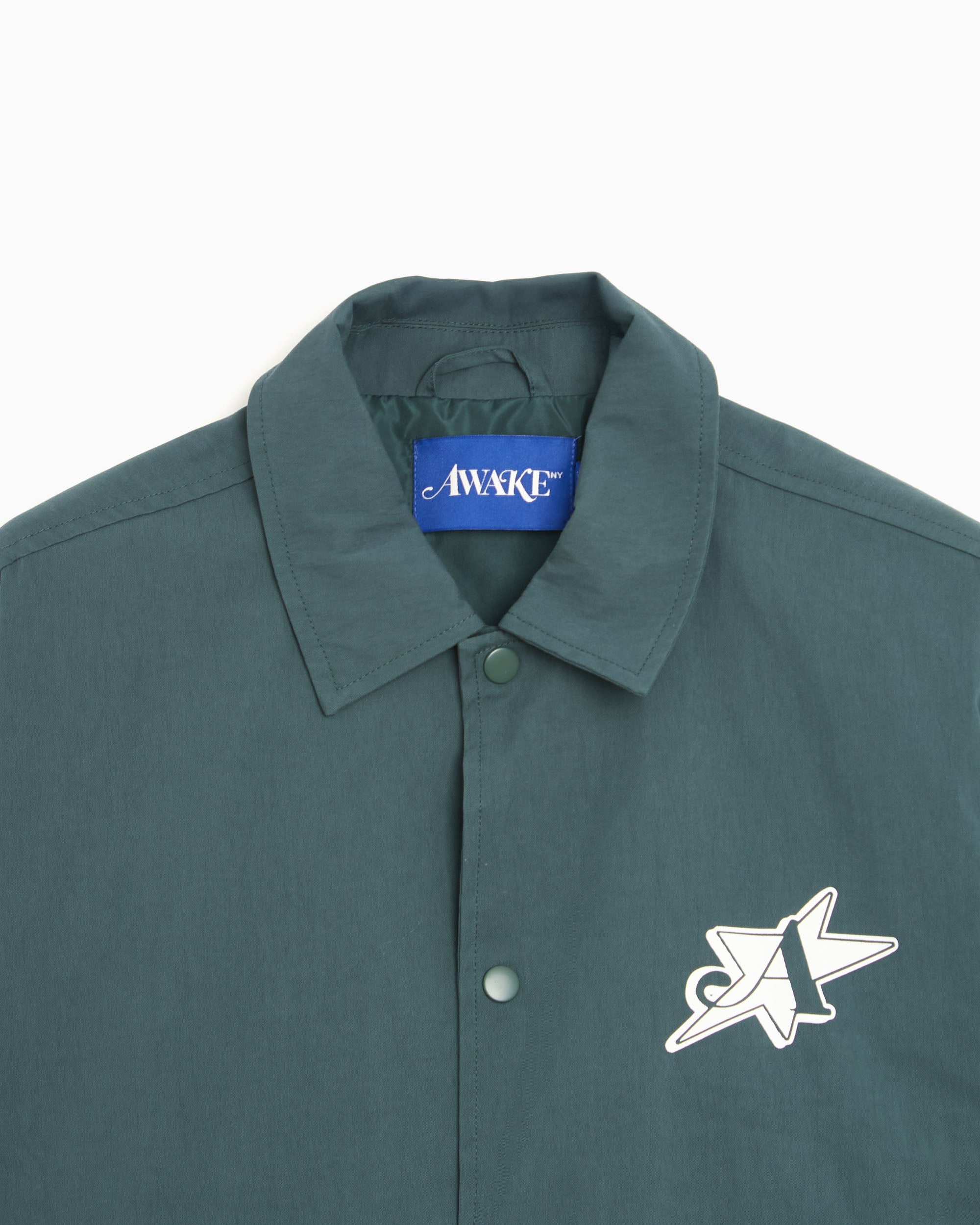 Jackets Coats Awake NY LES Community Graphic Men's Light Jacket - AWK-SP26-OT003-TEAL