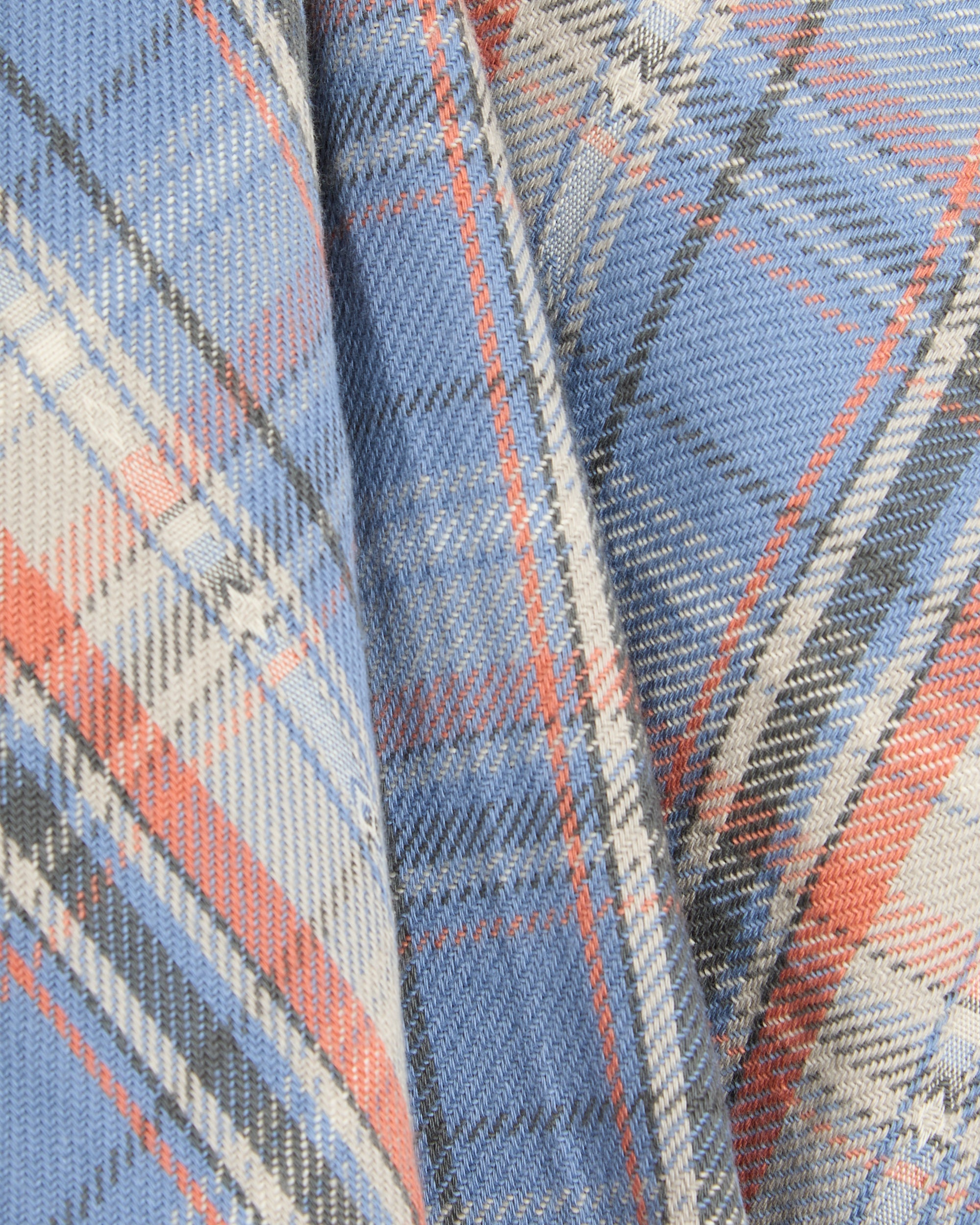 Jackets Coats Awake NY Rivington Plaid Men's Overshirt - AWK-SP26-TP001-BLU