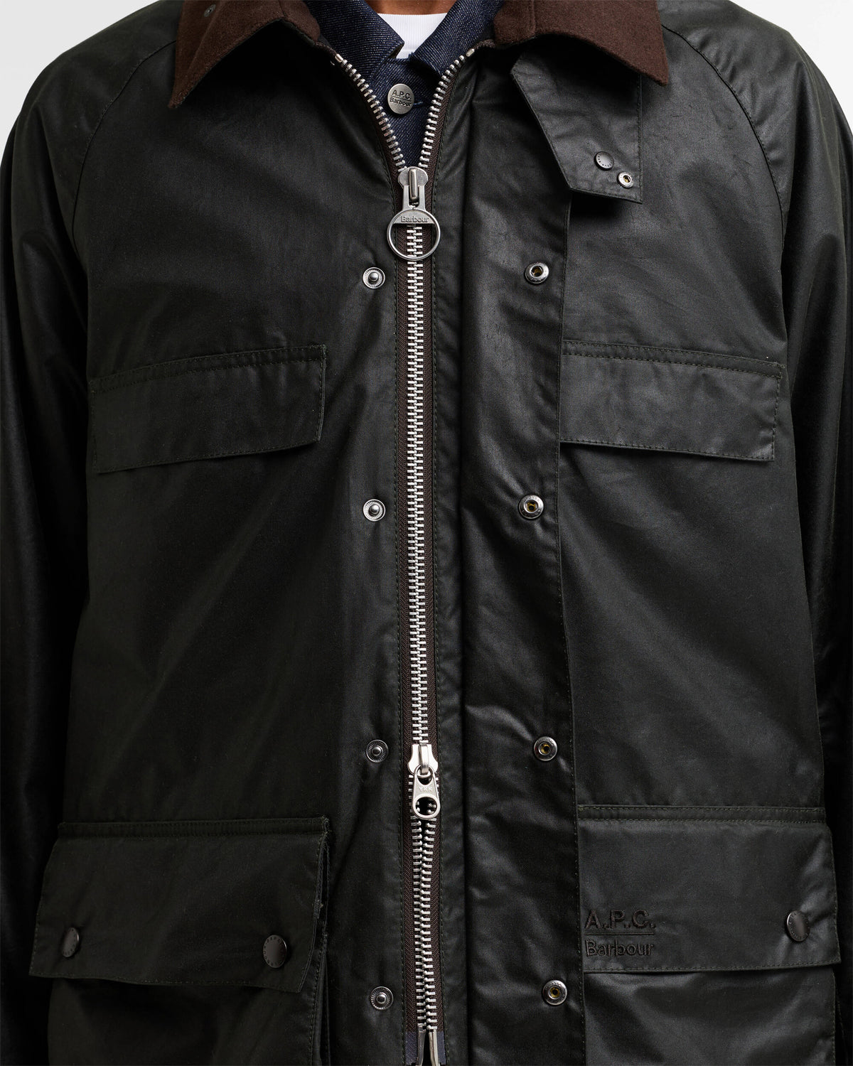 Jackets Coats Barbour x A.P.C Sugarlump Bedale Men's Rain Jacket - MWX2619SG91