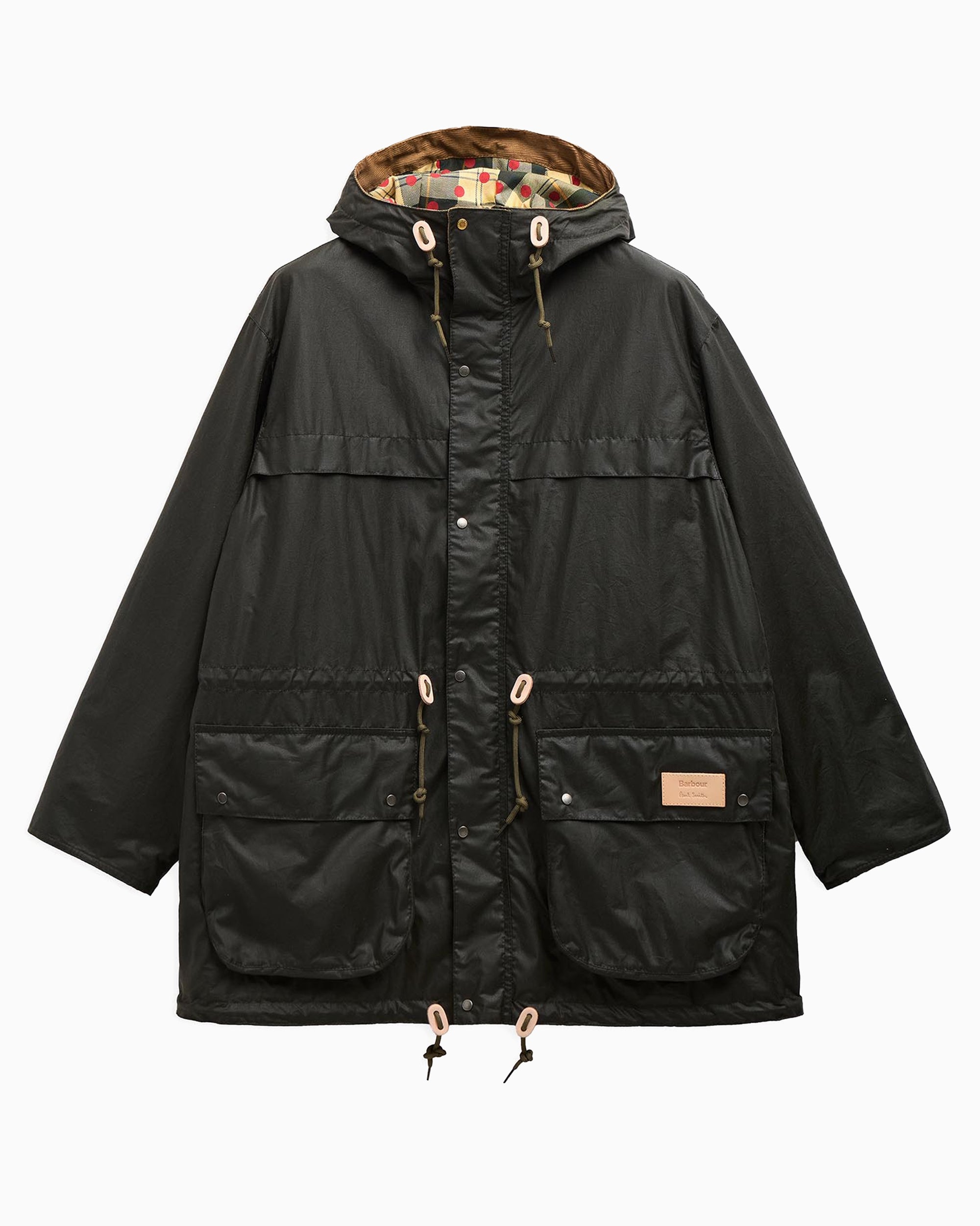 Rain Jacket Relaxed Barbour x Paul Smith Durham Wax para homem