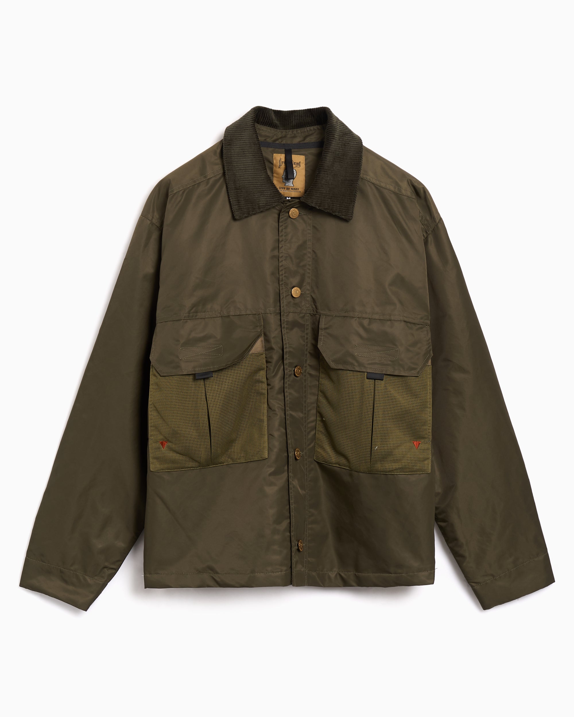 Jackets Coats Brain Dead Crop Men's Rain Jacket - BDF25O000046-GREEN
