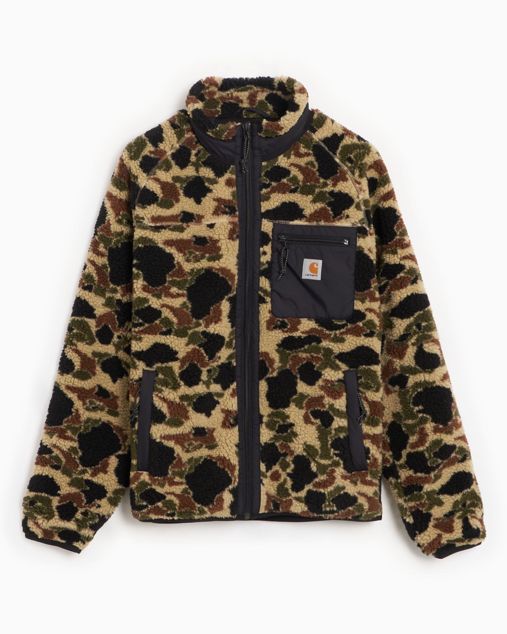 Jackets Coats Carhartt WIP Prentis Liner Duck Camo Unisex Fleece Jacket - I035696-3CVXX
