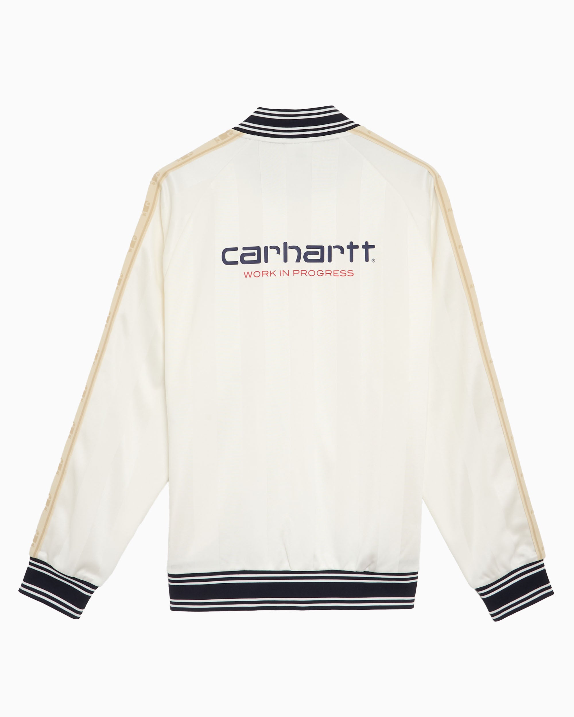 Jackets Coats Carhartt WIP x F.C. Real Bristol Striped Unisex Track Jacket - A261044-02XX