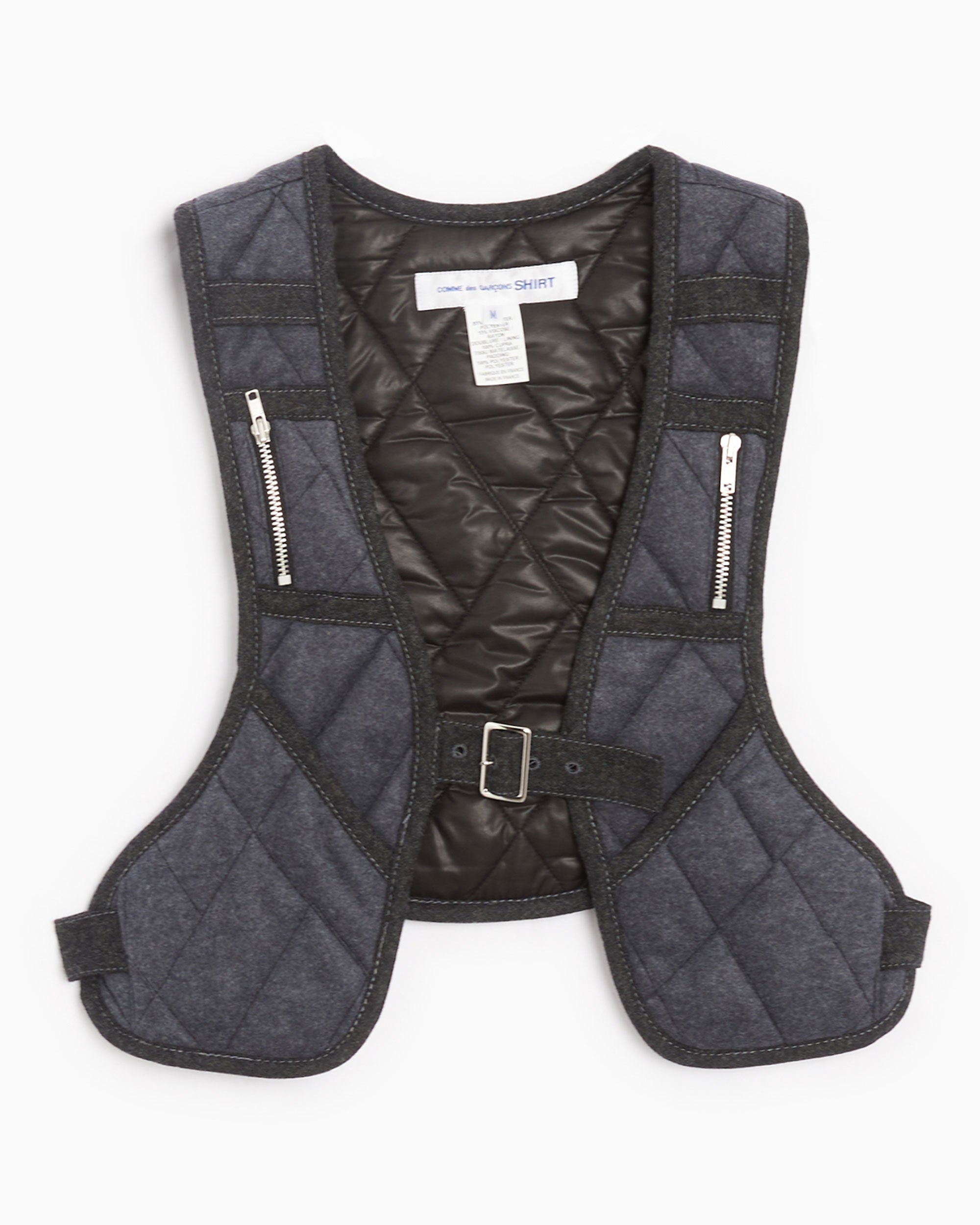 Jackets Coats Comme Des Garçons Shirt Men's Woven Vest Men's Vest - FJ-V002-W22-1