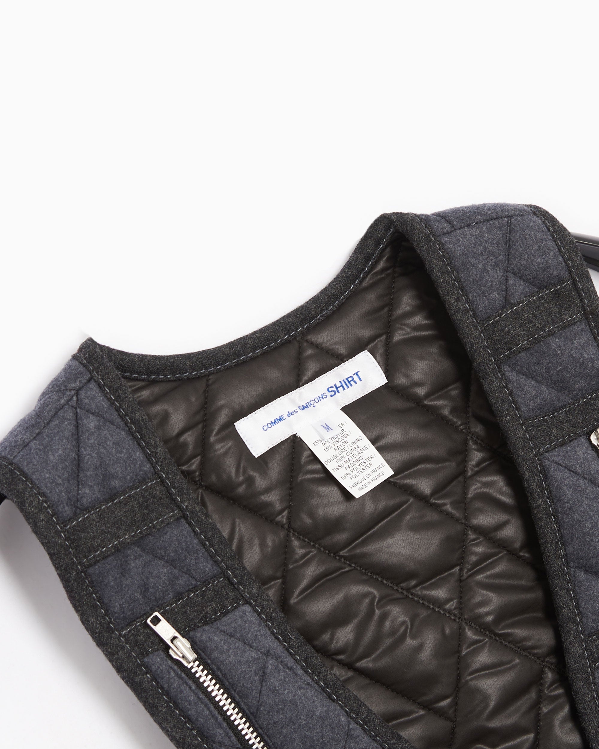 Jackets Coats Comme Des Garçons Shirt Men's Woven Vest Men's Vest - FJ-V002-W22-1