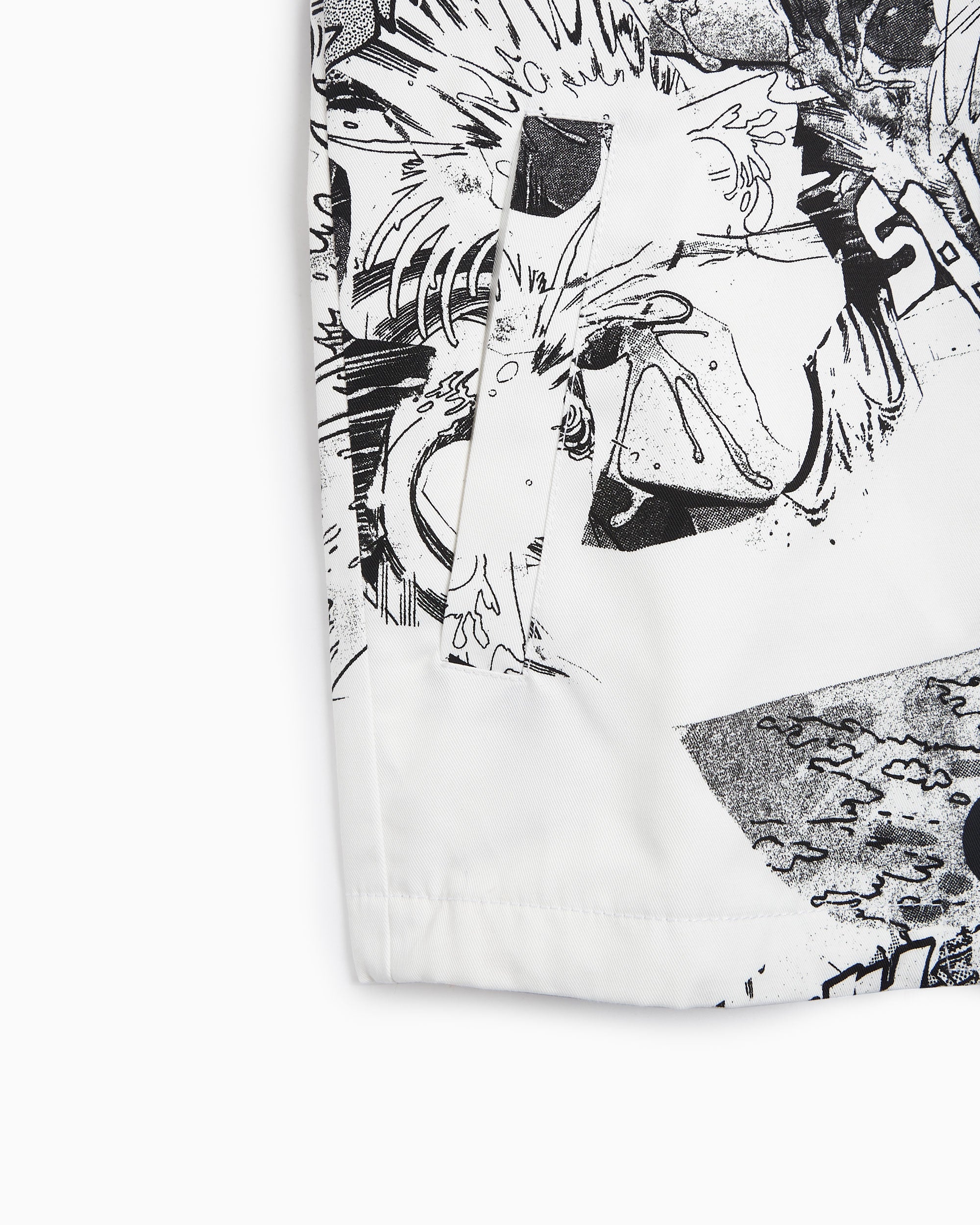 Jackets Coats Comme Des Garçons Shirt x Christian Marclay Men's Woven Jacket Men's Overshirt - FI-J108-S22-1