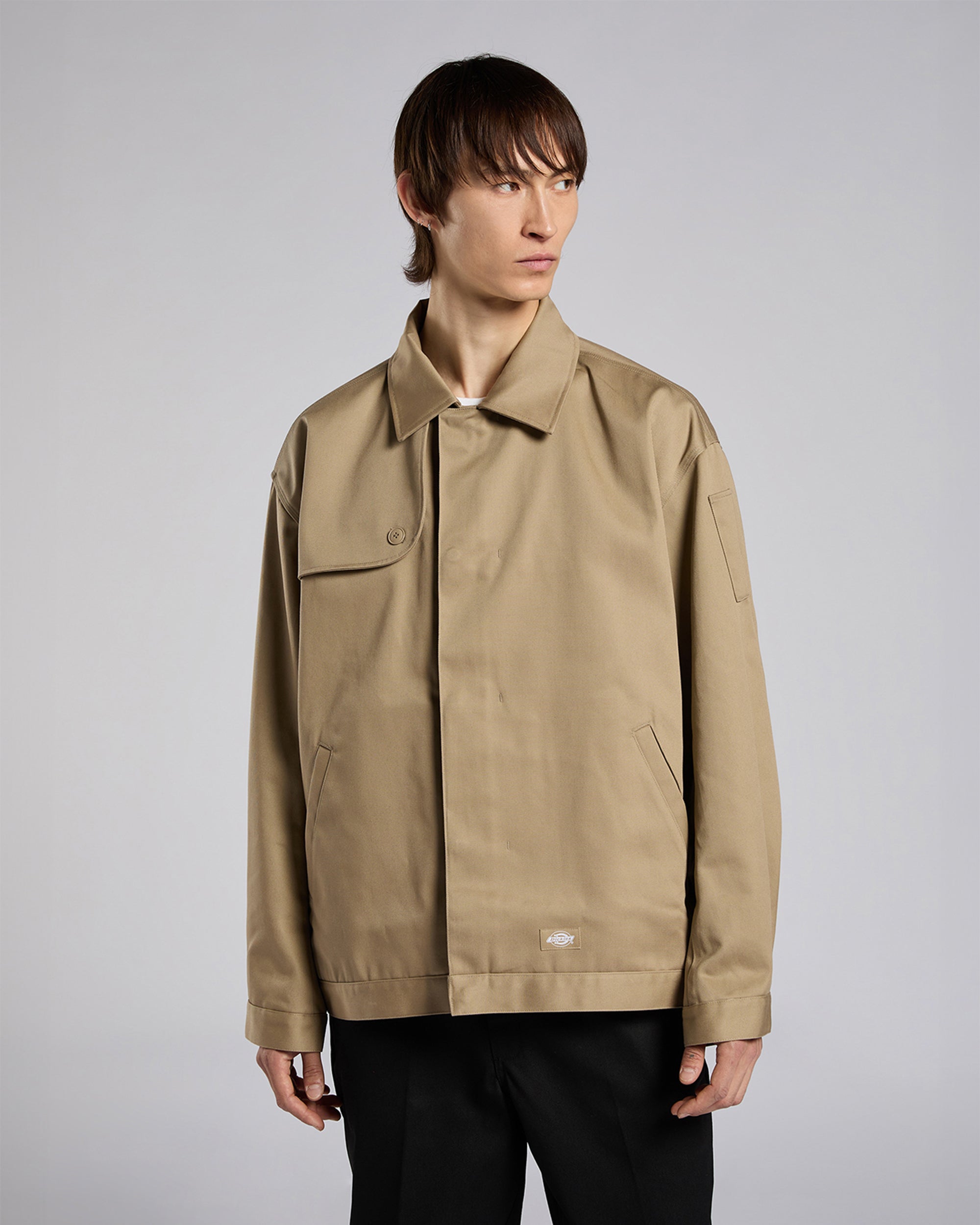 Jackets Coats Dickies x Tokyo Design Collective Men's Oversized Fit Lined Eisenhower Jacket Oversize Men's Overshirt - DK0A866R0DS1