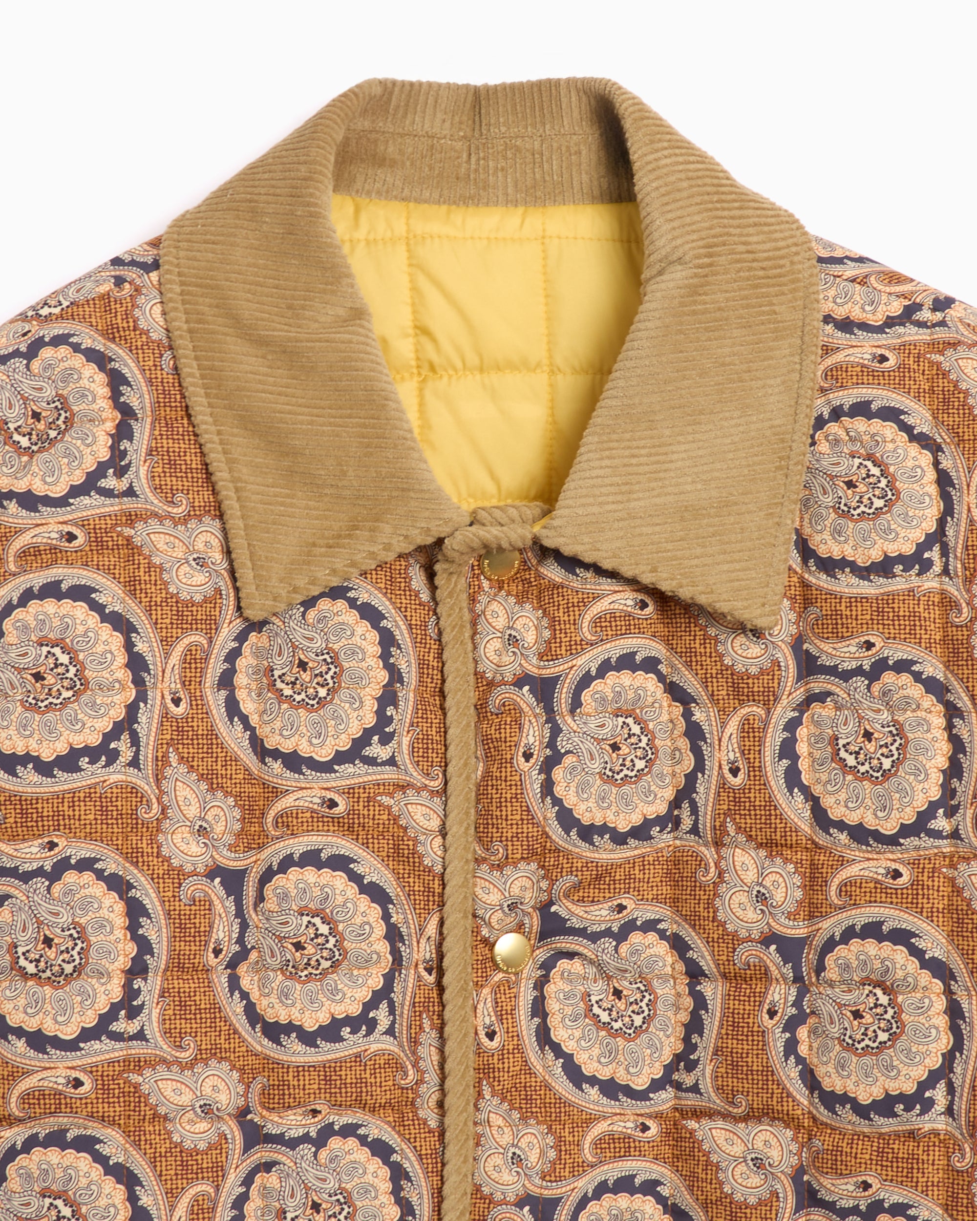 Jackets Coats Drôle de Monsieur Men's Reversible Jacket Relaxed Men's Quilted Jacket - JT187-PL157-LYL