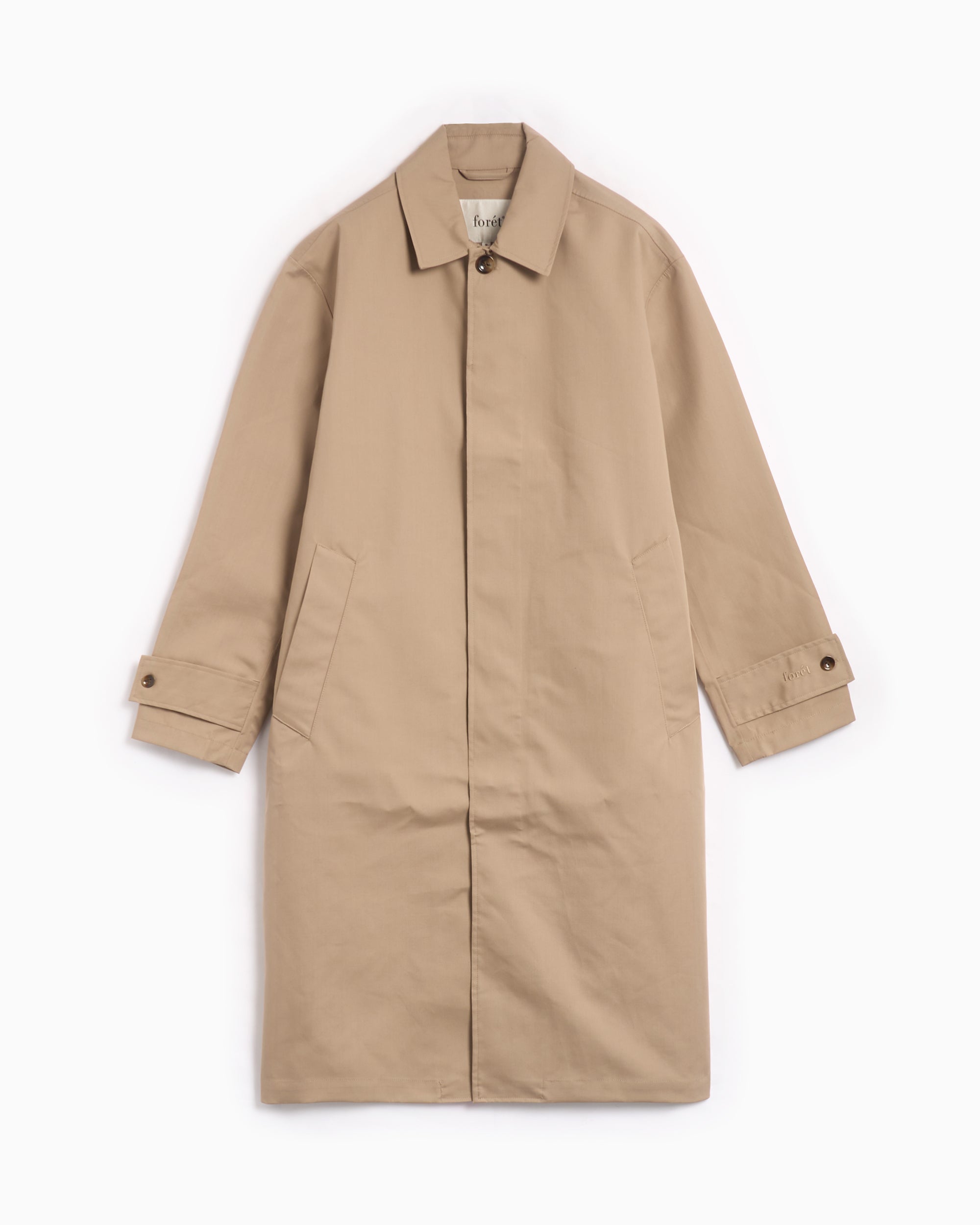 Jackets Coats Forét Tent Men's Trench Jacket Men's Jacket - F1067-KHAKI