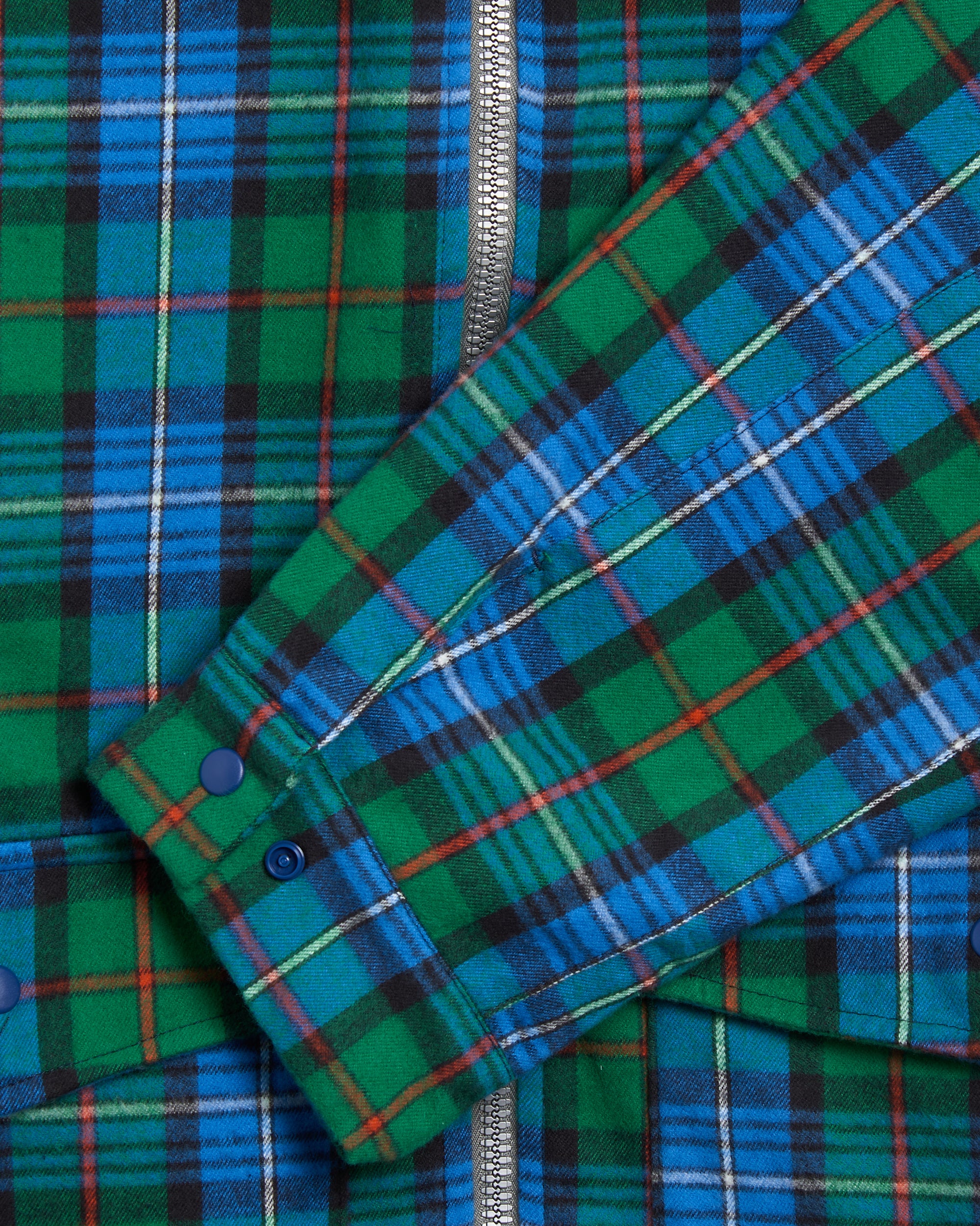 Jackets Coats Howlin' Swing Plaid Boxy Men's Light Jacket - Boxy-Swing-Jacket-Cord-Neck-Tartan
