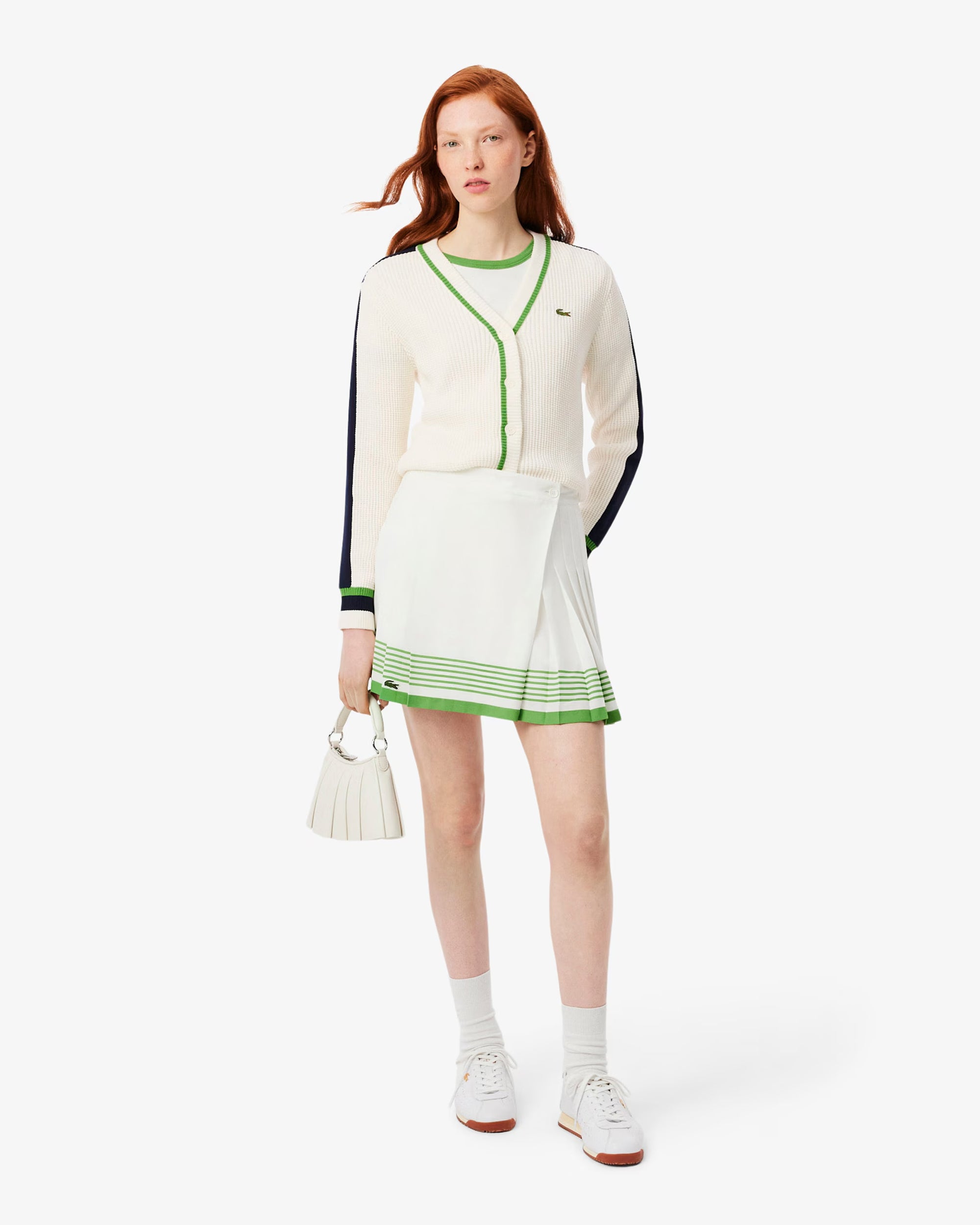 Jackets Coats Lacoste Re-edition Logo Slim Women's Cardigan - AF1809-00-2HZ