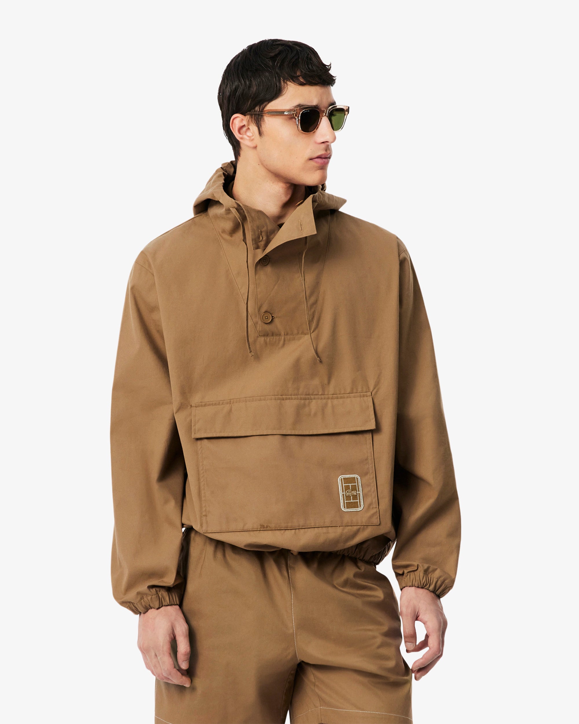 Jackets Coats Lacoste Runway Logo Relaxed Men's Windbreaker - BH8094-00-SIX