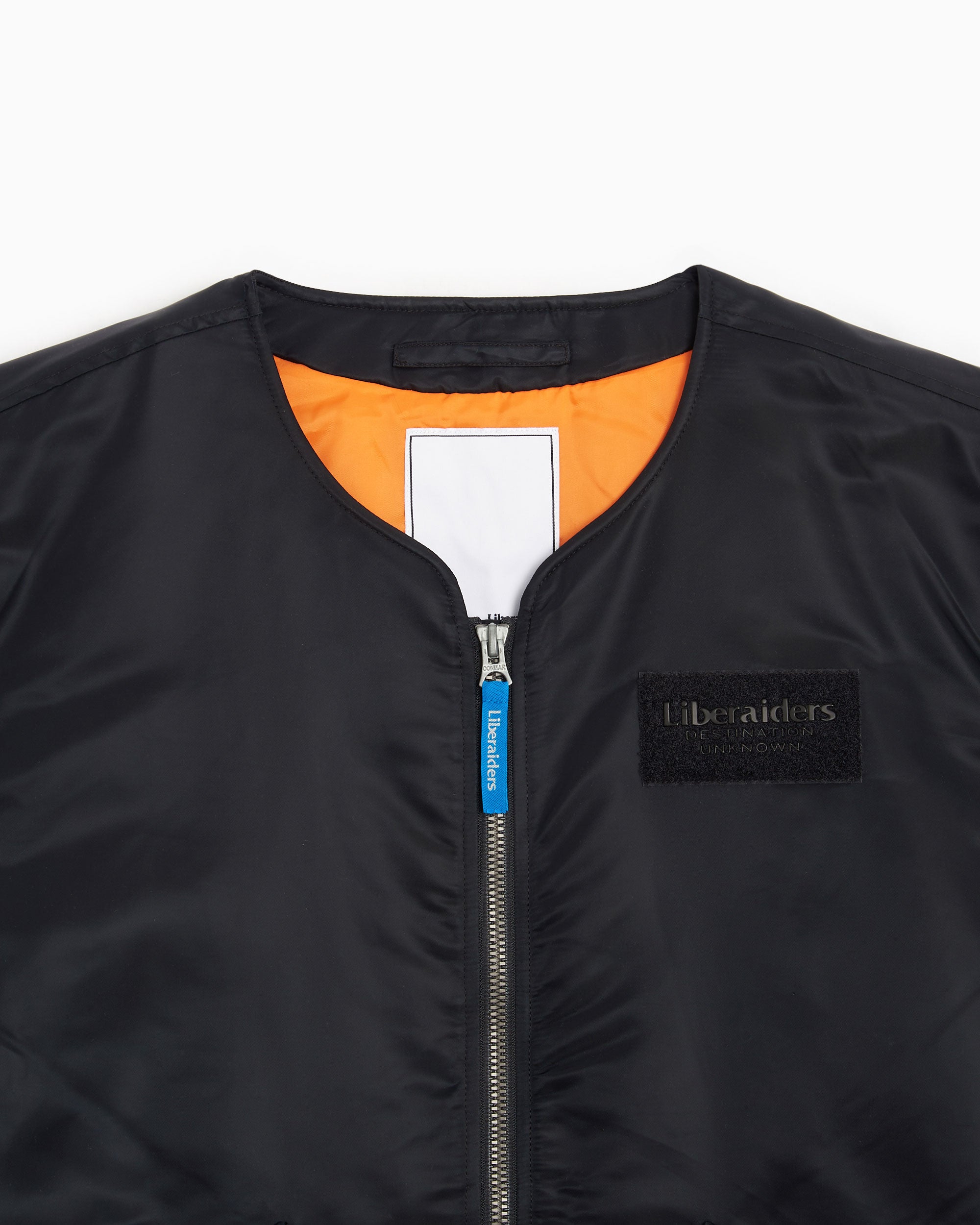 Jackets Coats Liberaiders® Liberaiders® Collarless Flight Men's Jacket Men's Jacket - 750052303-BLACK