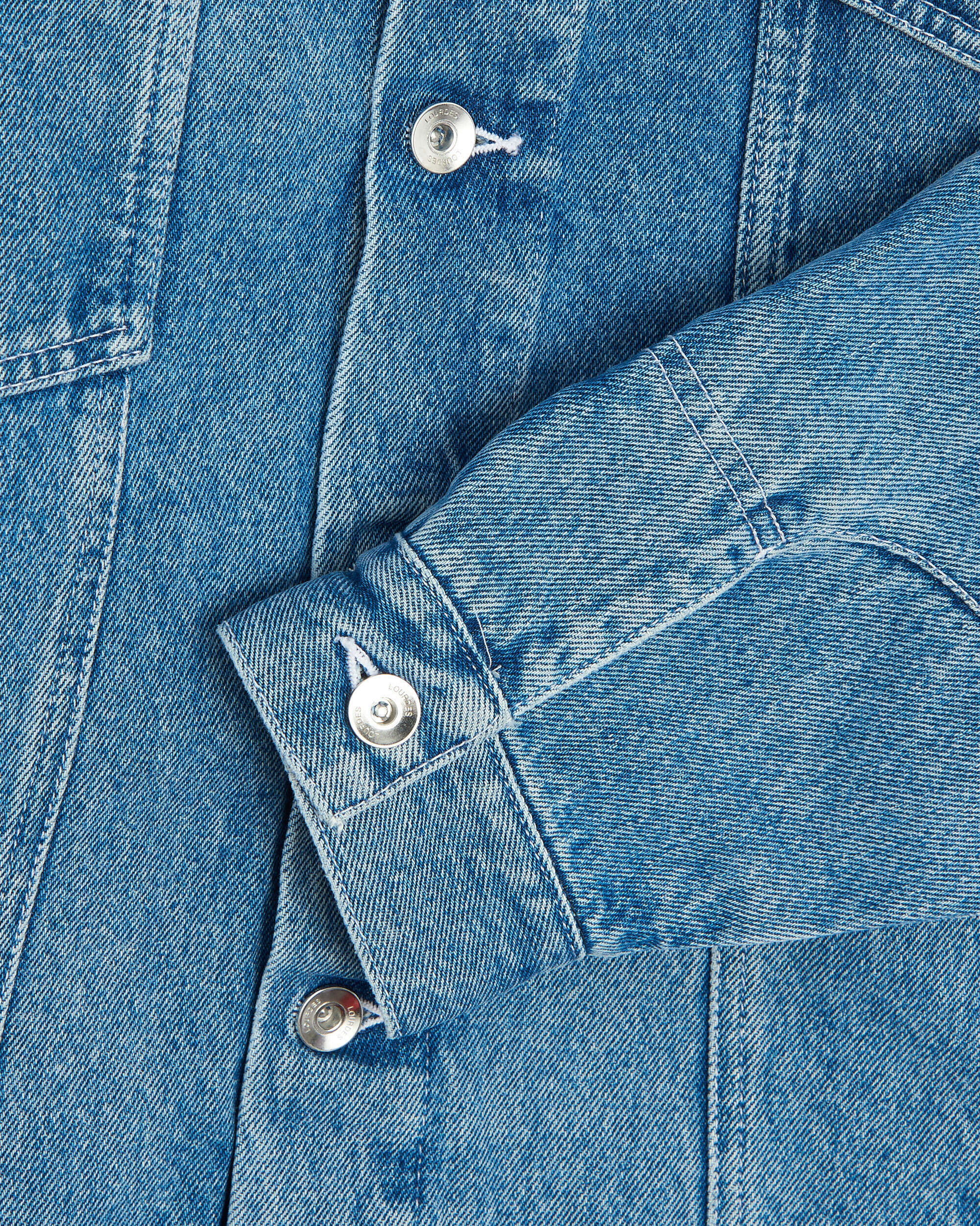 Jackets Coats Lourdes New York Lourdes Unisex Denim Jacket Unisex Denim Jacket - LOF1XJ02AP-TE427.326