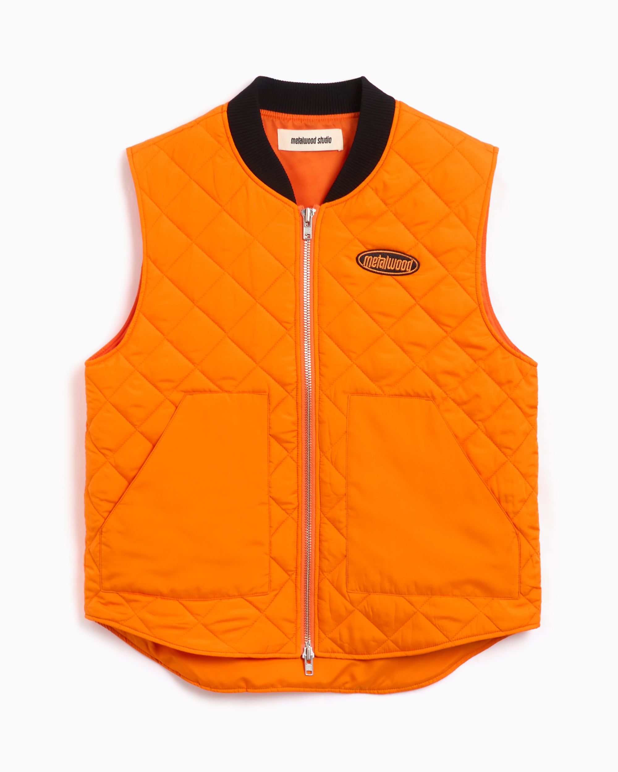 Jackets Coats Metalwood Studio Men's Padded Vest Men's Vest - MWS24-05-106-ORG