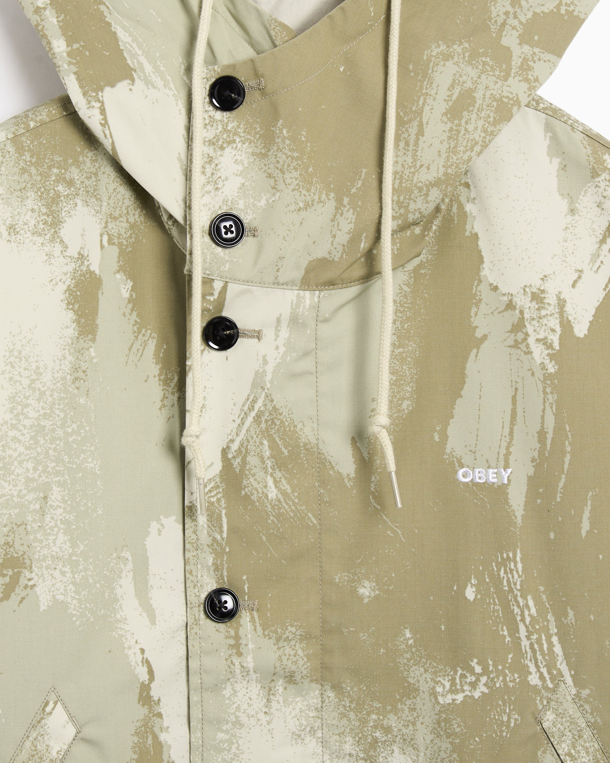 Jackets Coats OBEY Clothing Stanwood Relaxed Men's Light Jacket - 121800598-BCM