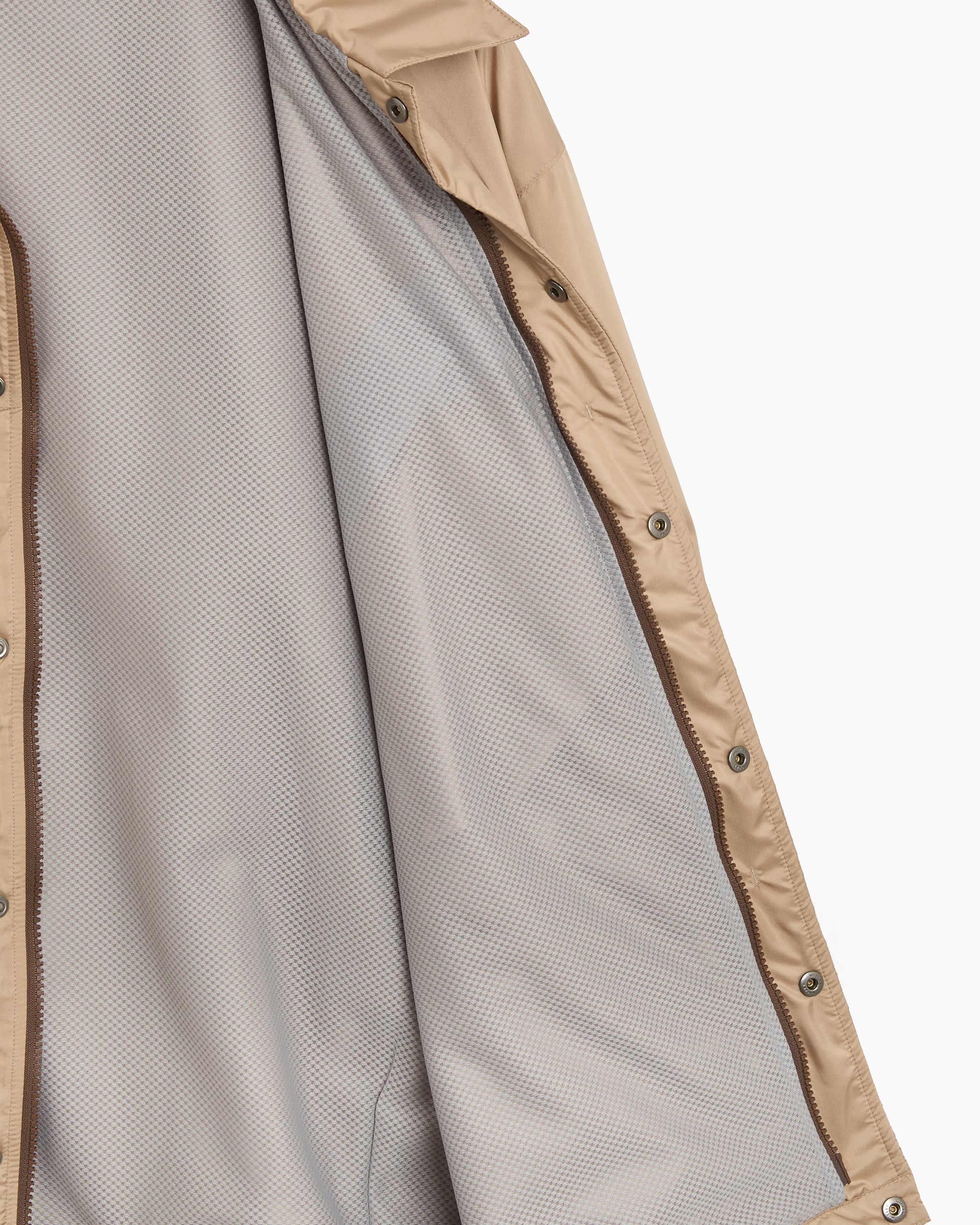 Jackets Coats Poliquant The Duality Stealth Relaxed Men's Light Jacket - 2601013-BEIGE