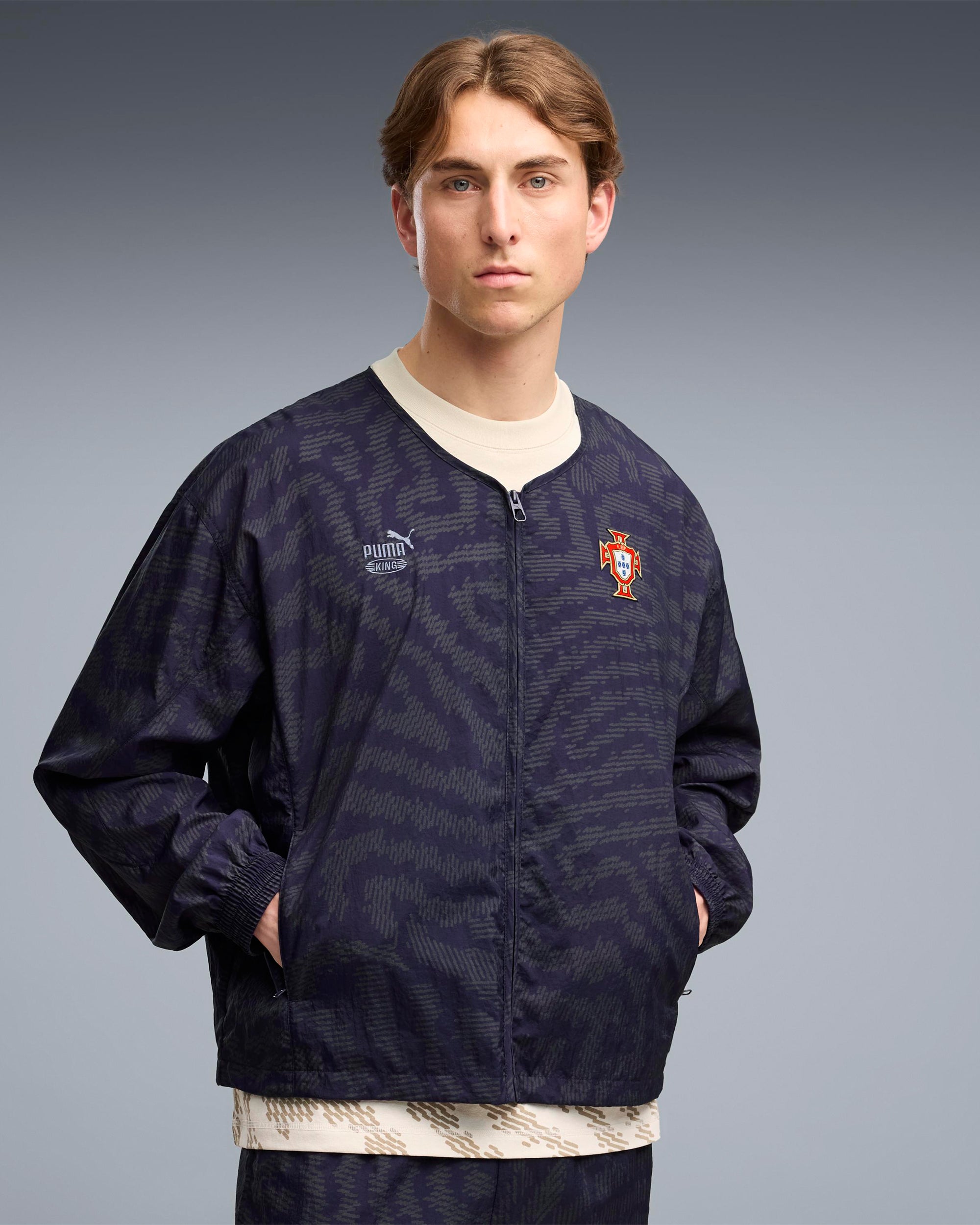 Jackets Coats Puma x Salehe Bembury x Portugal "King" Logo Relaxed Men's Track Jacket - 635099-64