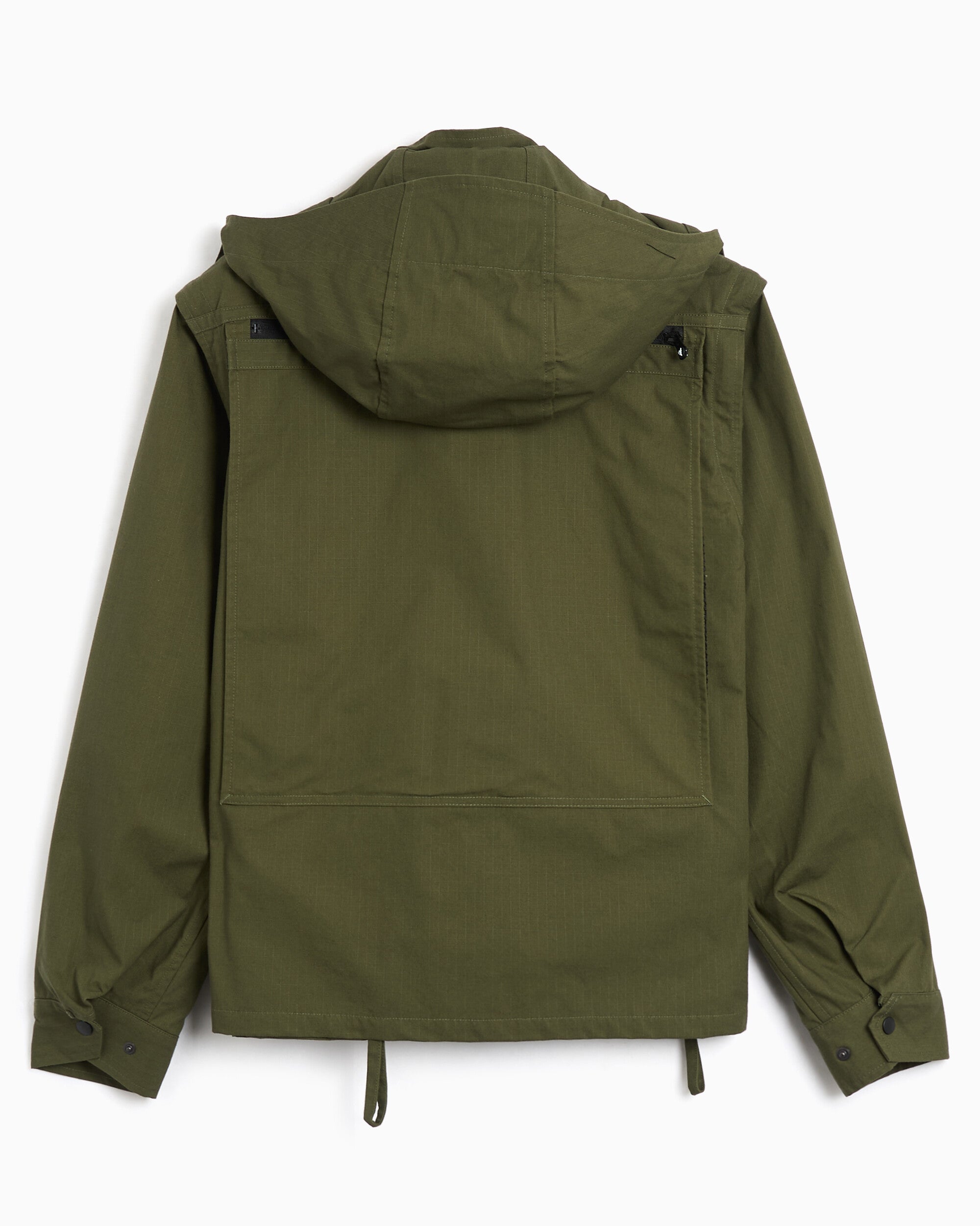 Jackets Coats South2 West8 Tenkara Trout Detachable Relaxed Men's Rain Jacket - SX643-A-Olive