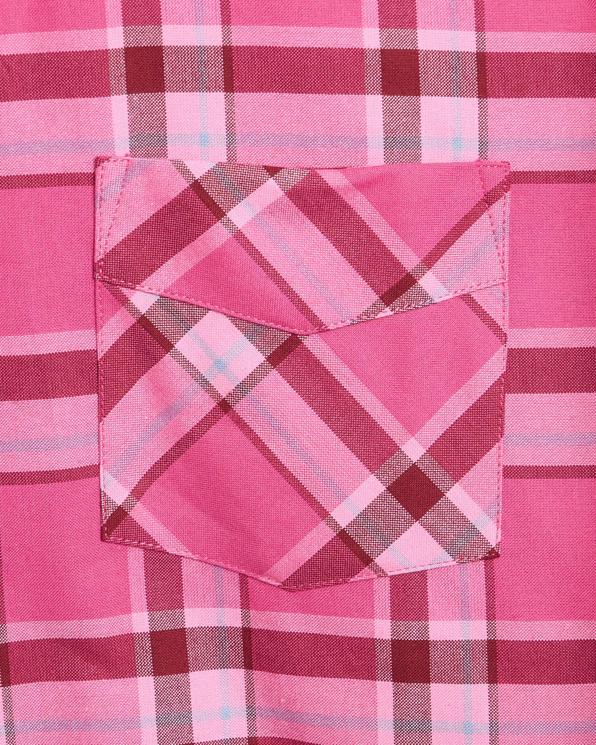 Jackets Coats Stockholm (Surfboard) Club Club Men's Overshirt Men's Overshirt - U4000165-Pink Check