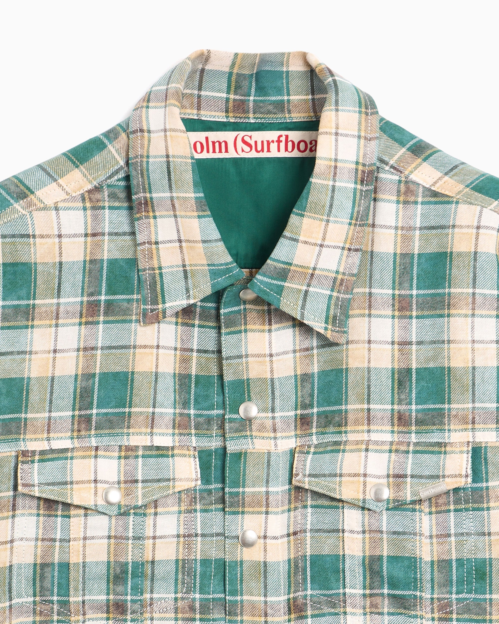 Jackets Coats Stockholm (Surfboard) Club Terrence Men's Jacket Men's Work Jacket - U3000167-Green Check