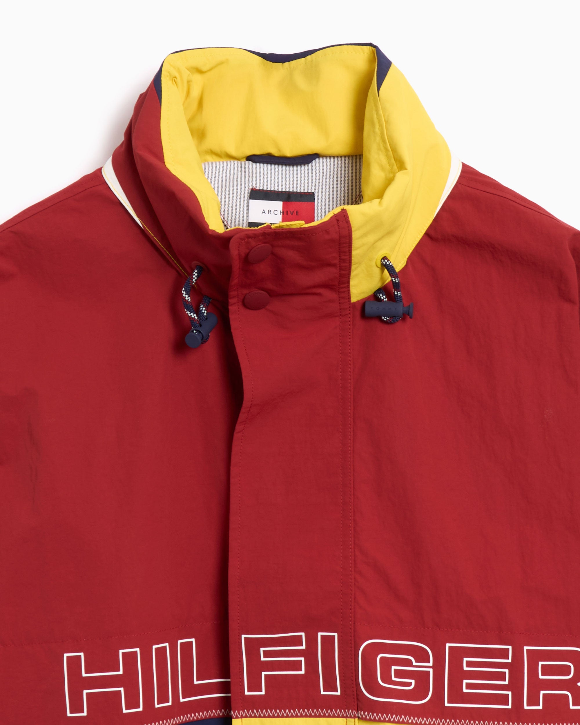 Jackets Coats Tommy Hilfiger Sailing Color Block Regatta Relaxed Men's Rain Jacket - MN0MN00008XMO