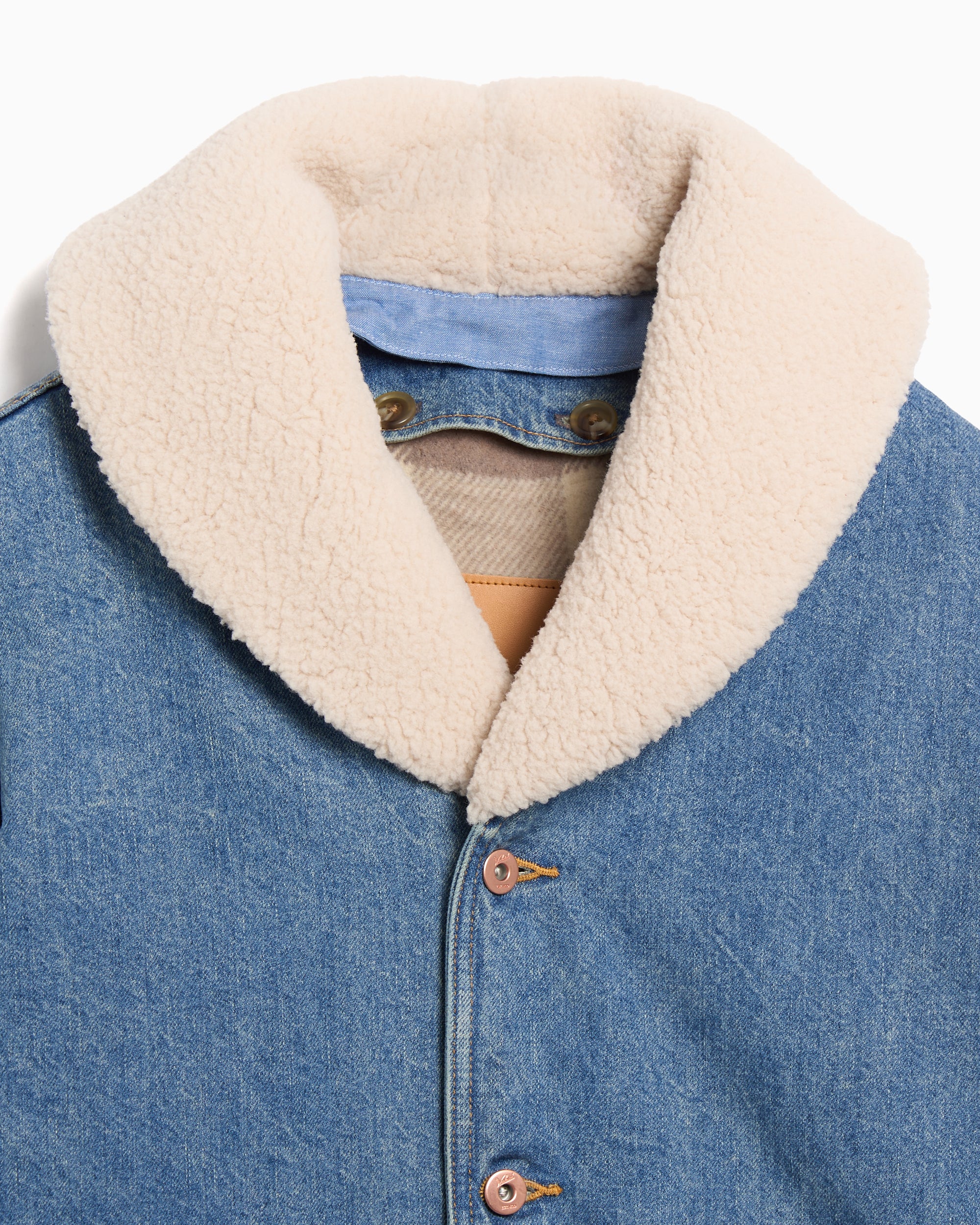 Jackets Coats Woolrich Outdoor Label Ranch Detachable Oversize Men's Denim Jacket - CFWJOU2026MRUT5259